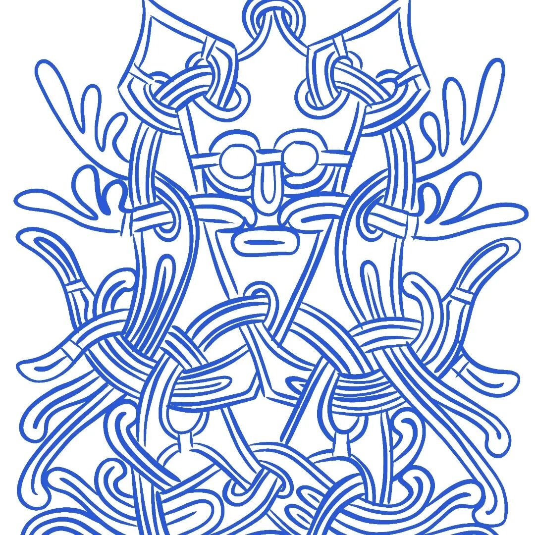 Upcoming class on Mammen Style Viking knotwork:

This two-part class is an invitation to explore the elements and archetypes of Viking artwork through hands-on drawing exercises focusing on the Mammen style.

Viking Zoomorphic Knotwork:

Zoomorphic m