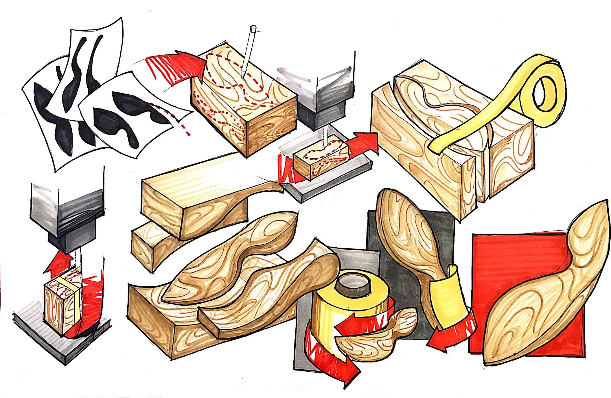 Final Storyboard of fabrication process