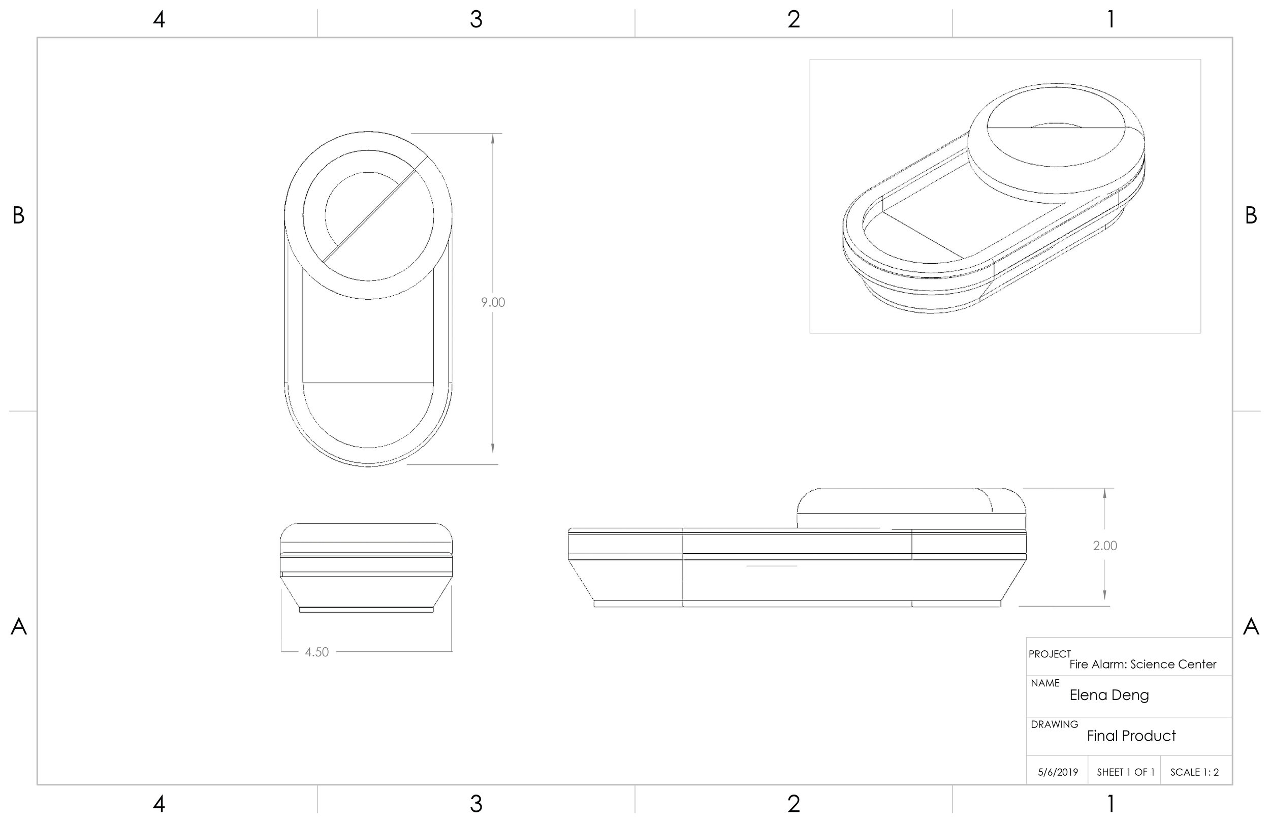 Dimension drawings done on SolidWorks