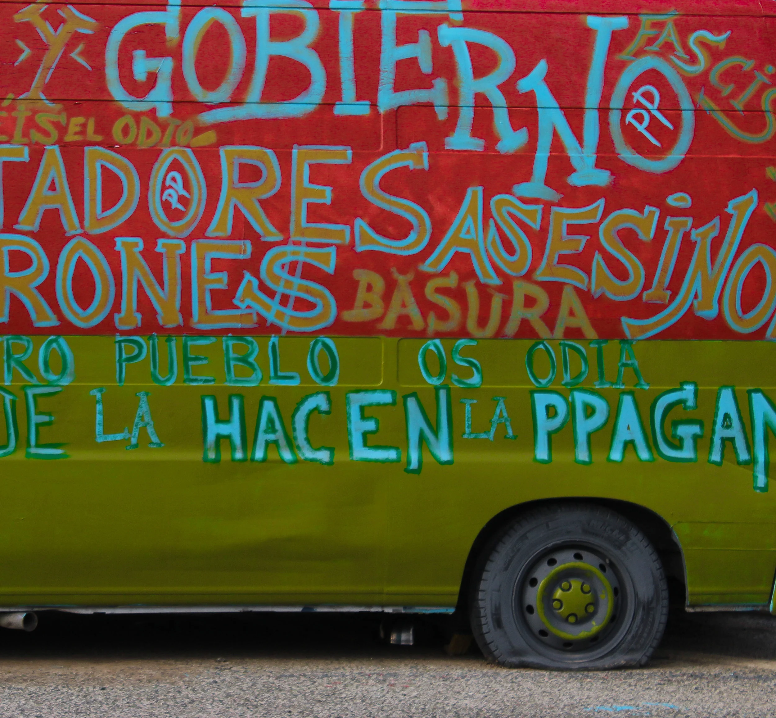 Political Messages, Arroyo De La Miel, Spain