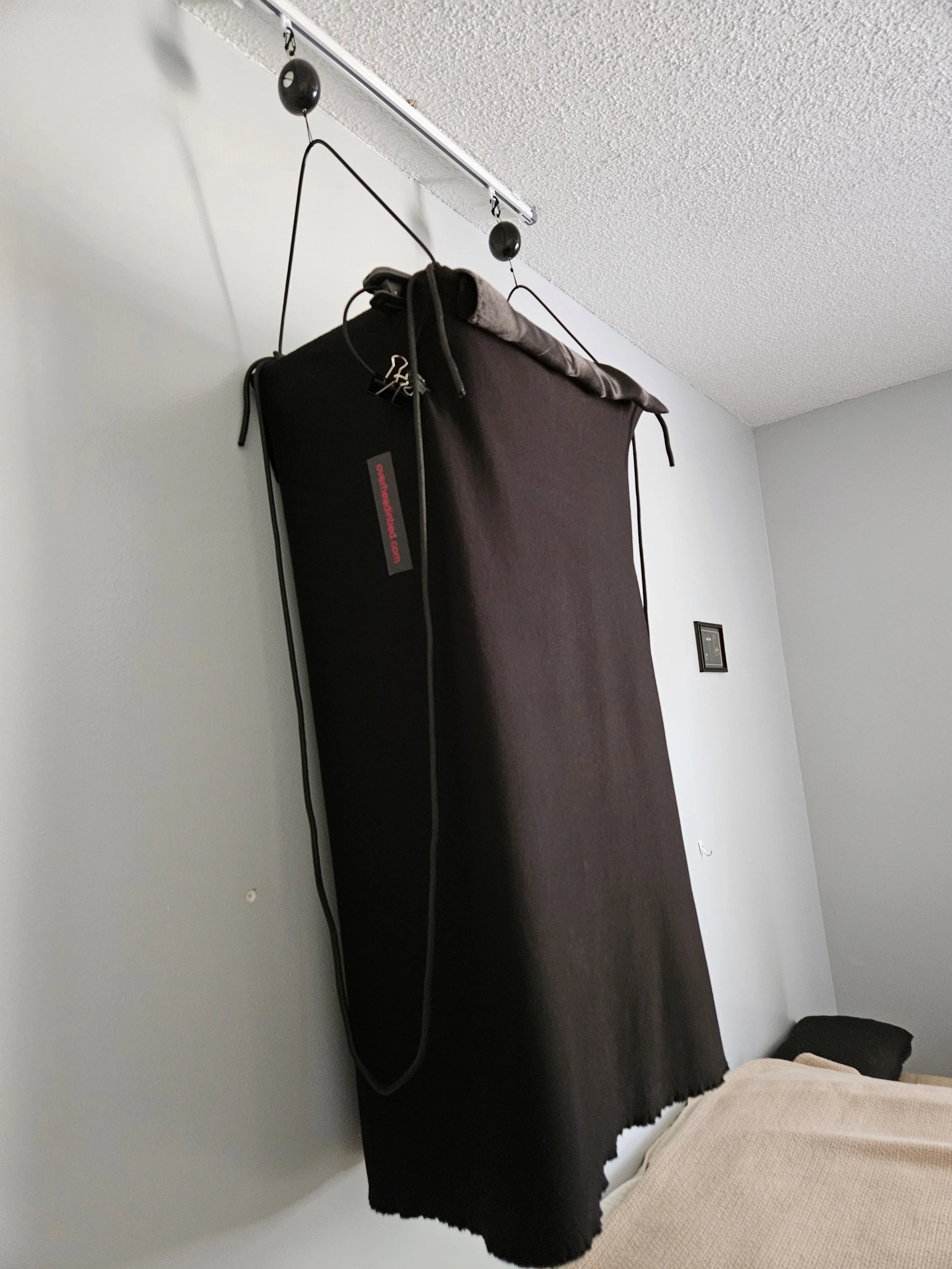 NEW DRAPE WITH ROPES AND COMPANY NAME