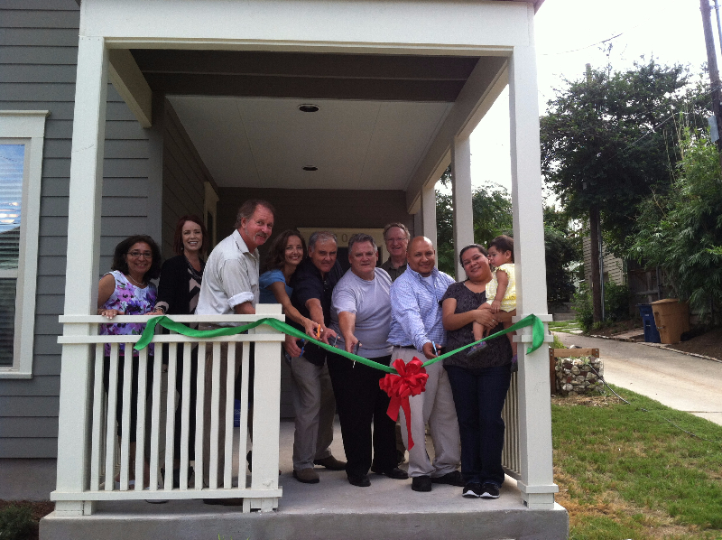 Ribbon cutting at 807 Waller Street