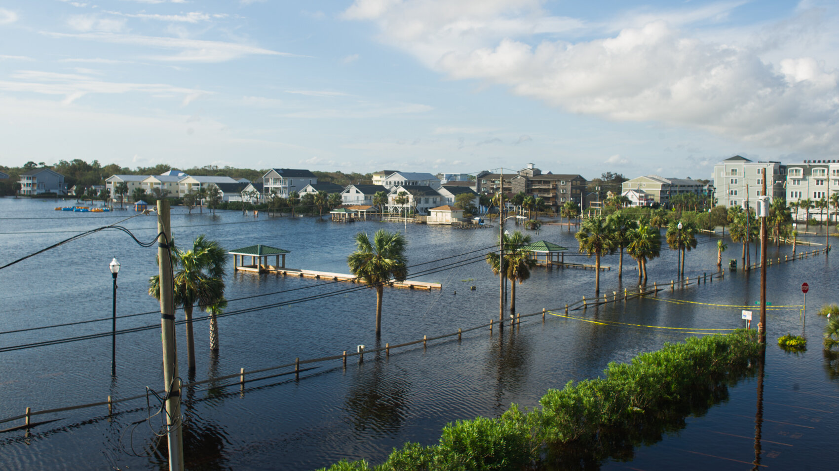  Carolina Beach Lake, three days after Hurricane Florence made landfall a few miles north in Wrightsville Beach, Monday, September 17, 2018 (Port City Daily photo/Mark Darrough) 