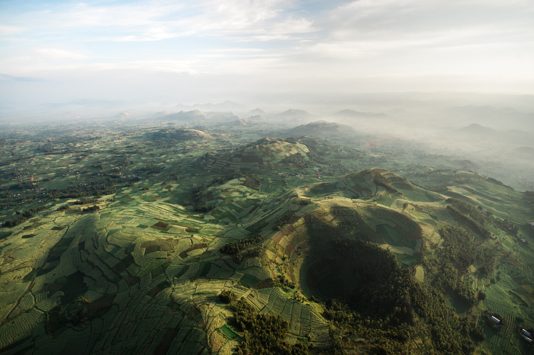  Rwanda-Uganda Border Hills 
