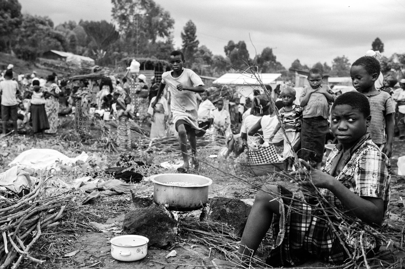  Refugees displaced by the M23 Rebellion in eastern DRC, November 2012. 