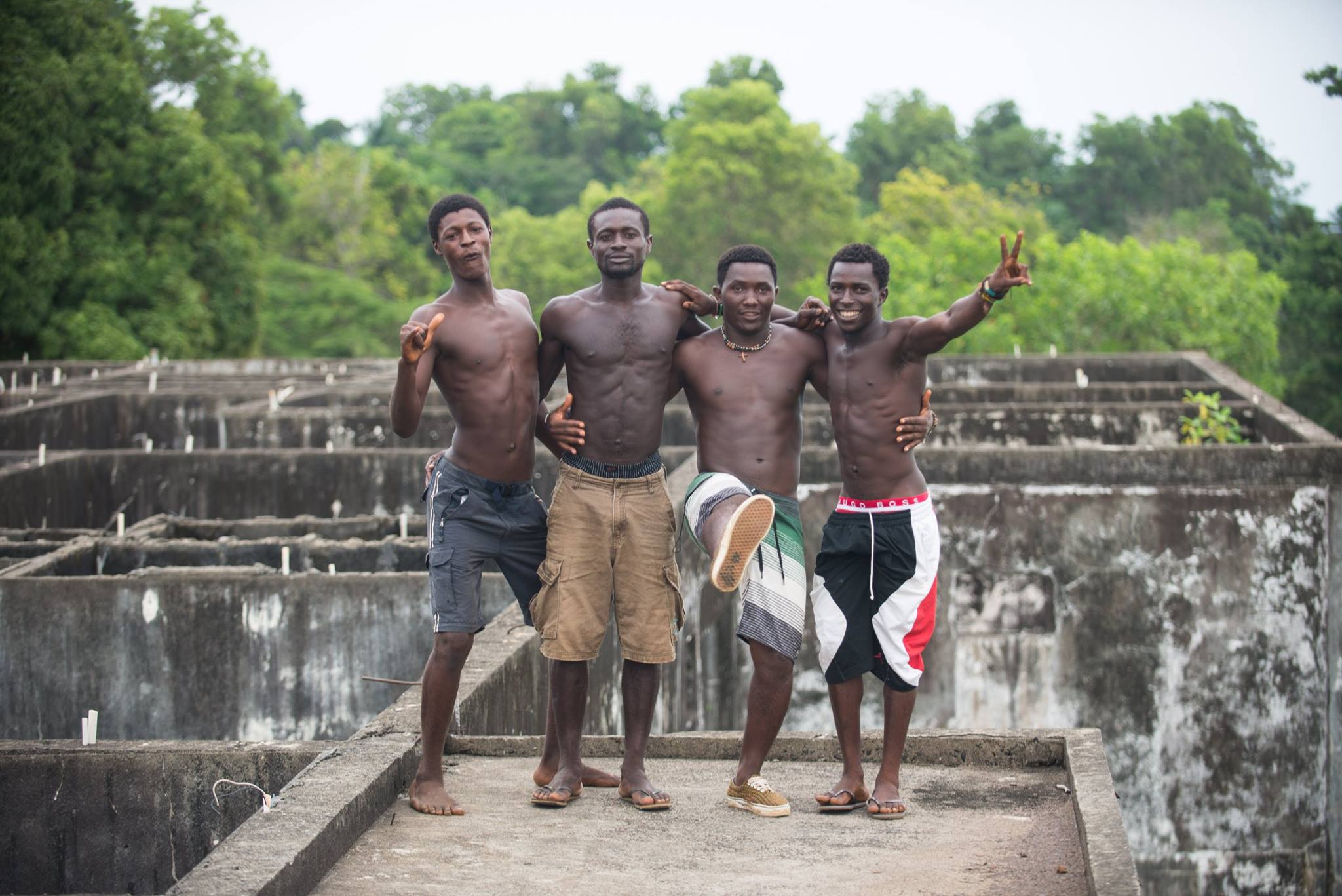 The main characters of Big Wata: Medo, Donald, Jahbez, Sheriff