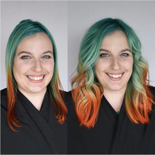 how to use hair extensions: gl tapes for volume