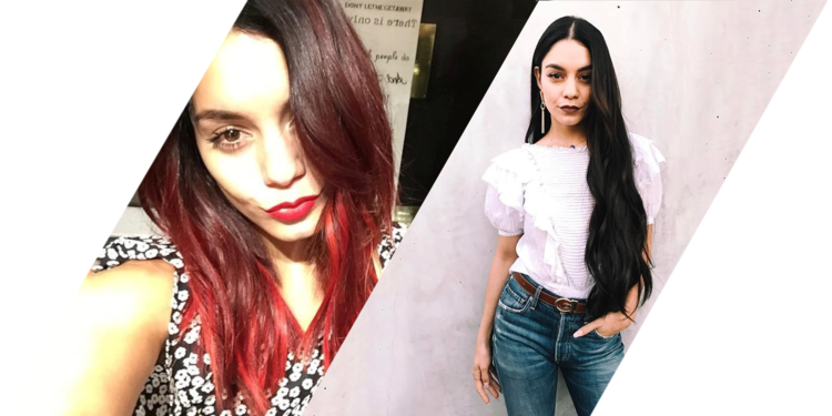 celebrities with hair extensions: Vanessa Hudgens