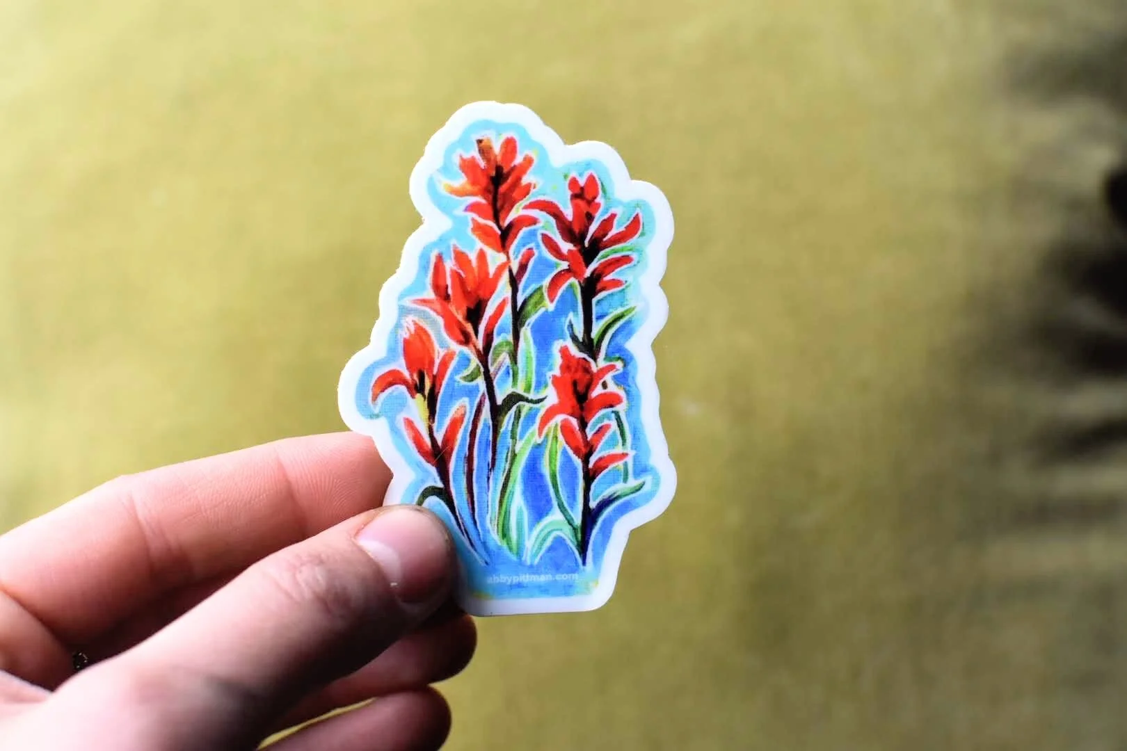 Radiant Rays of Red (Sticker)