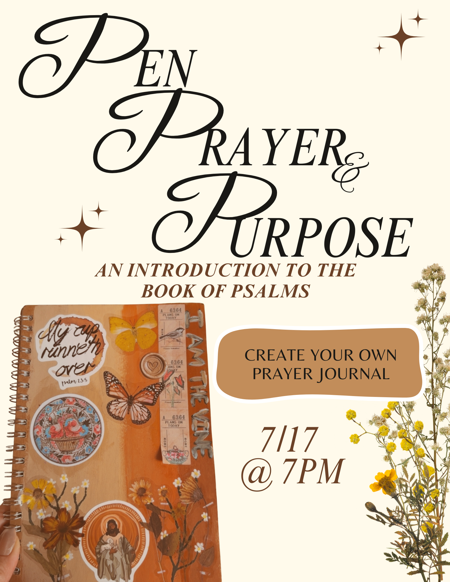 PEN, PRAYER, & PURPOSE