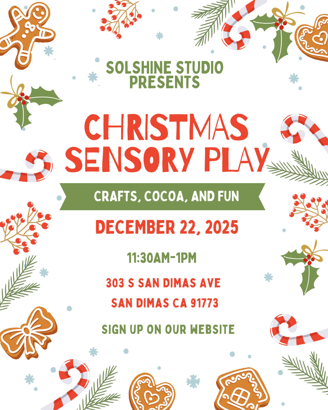 Red and Green Illustrative Kids Christmas Party Invitation Poster.png