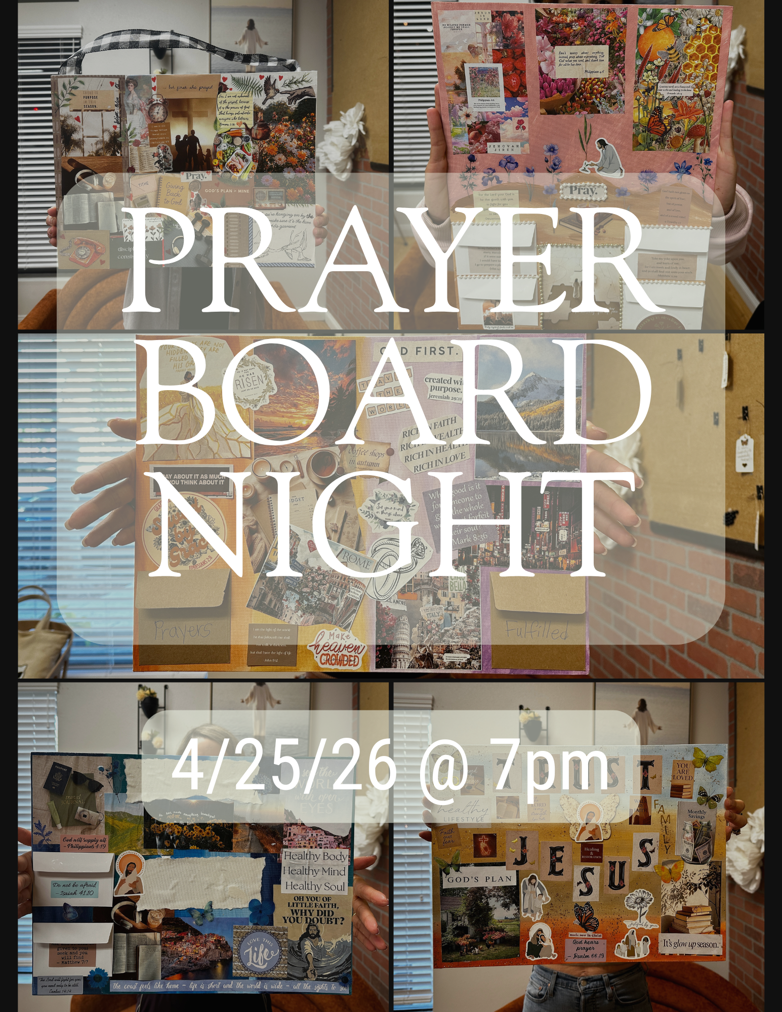 4/25/26 Prayer Board Night