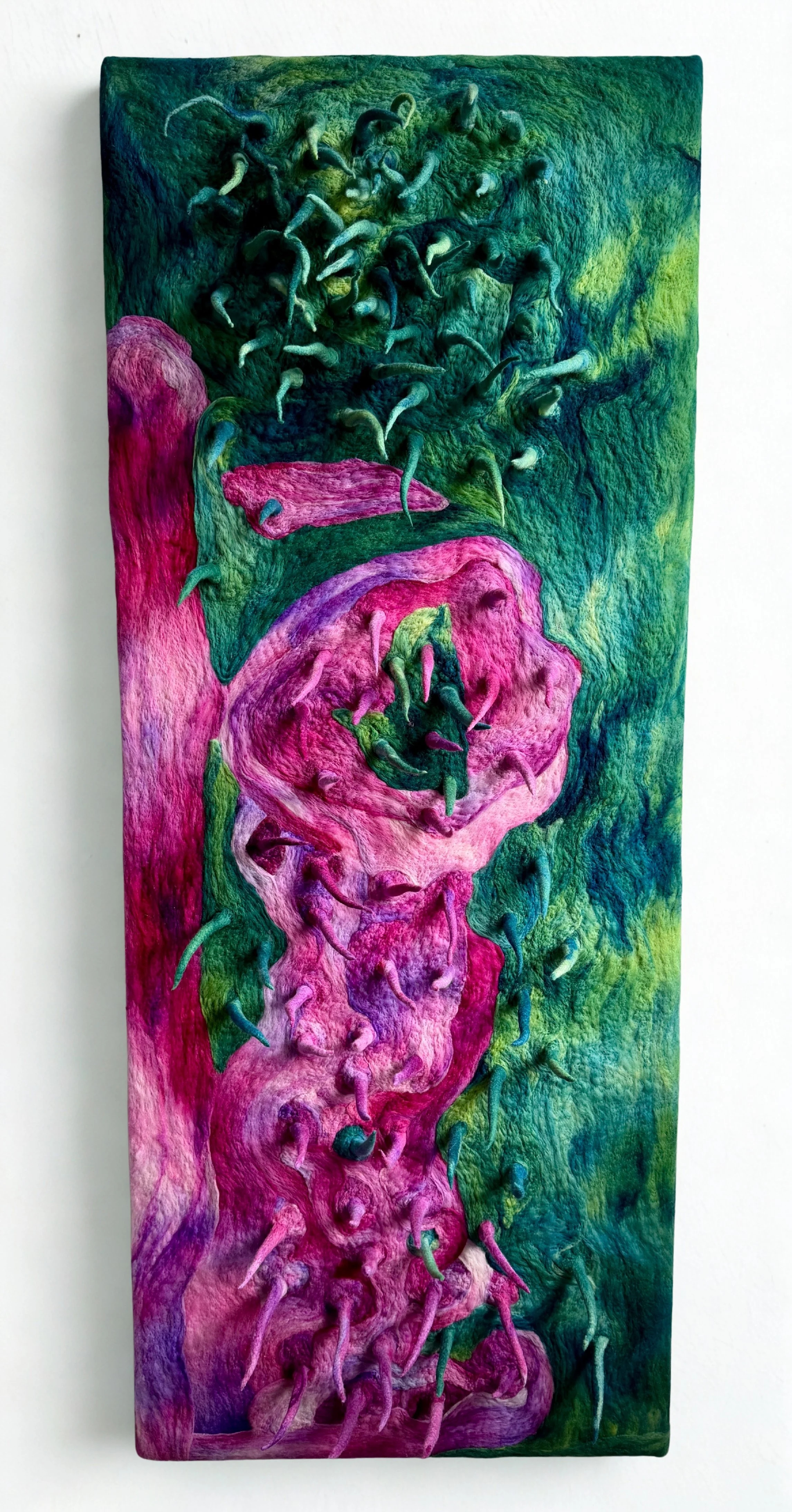 Stay in Touch I, 2026
5ft x 3 ft
Wool on Canvas