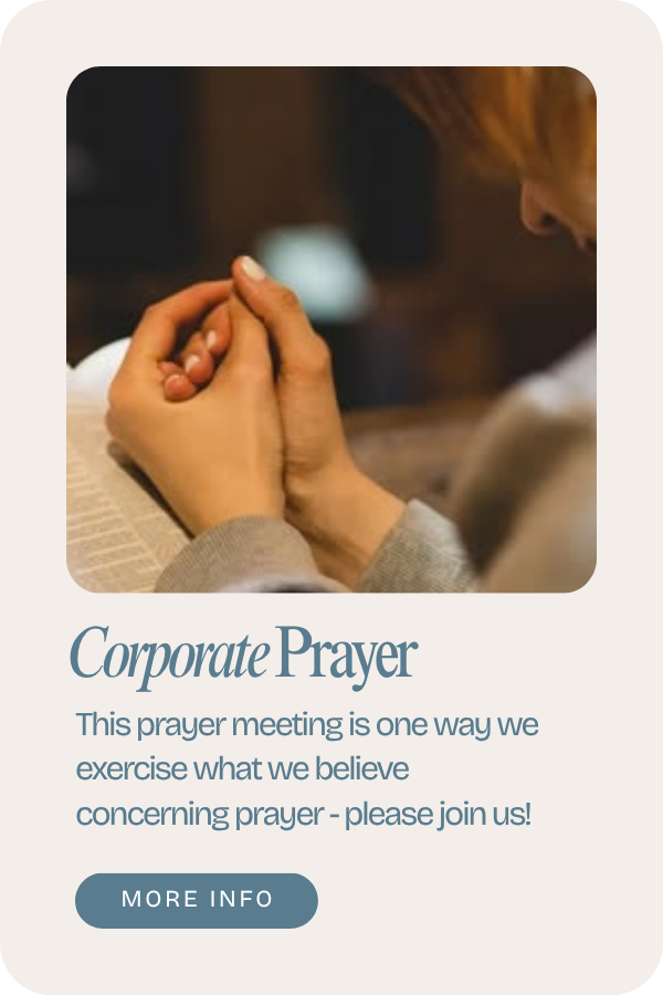 Corporate Prayer