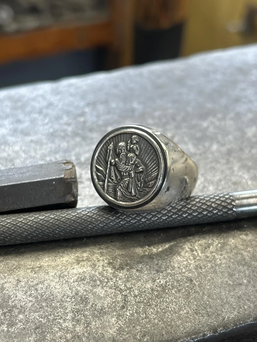 Roadtrip Signet Ring -Made to Order — Red Rabbit Trading Co.