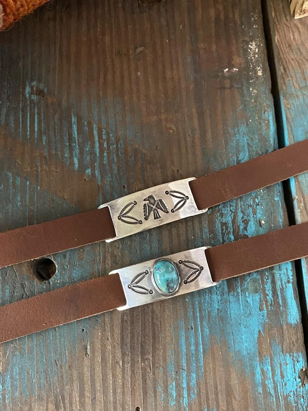 Leather & Sterling Scout Cuff — Red Rabbit Trading Co.