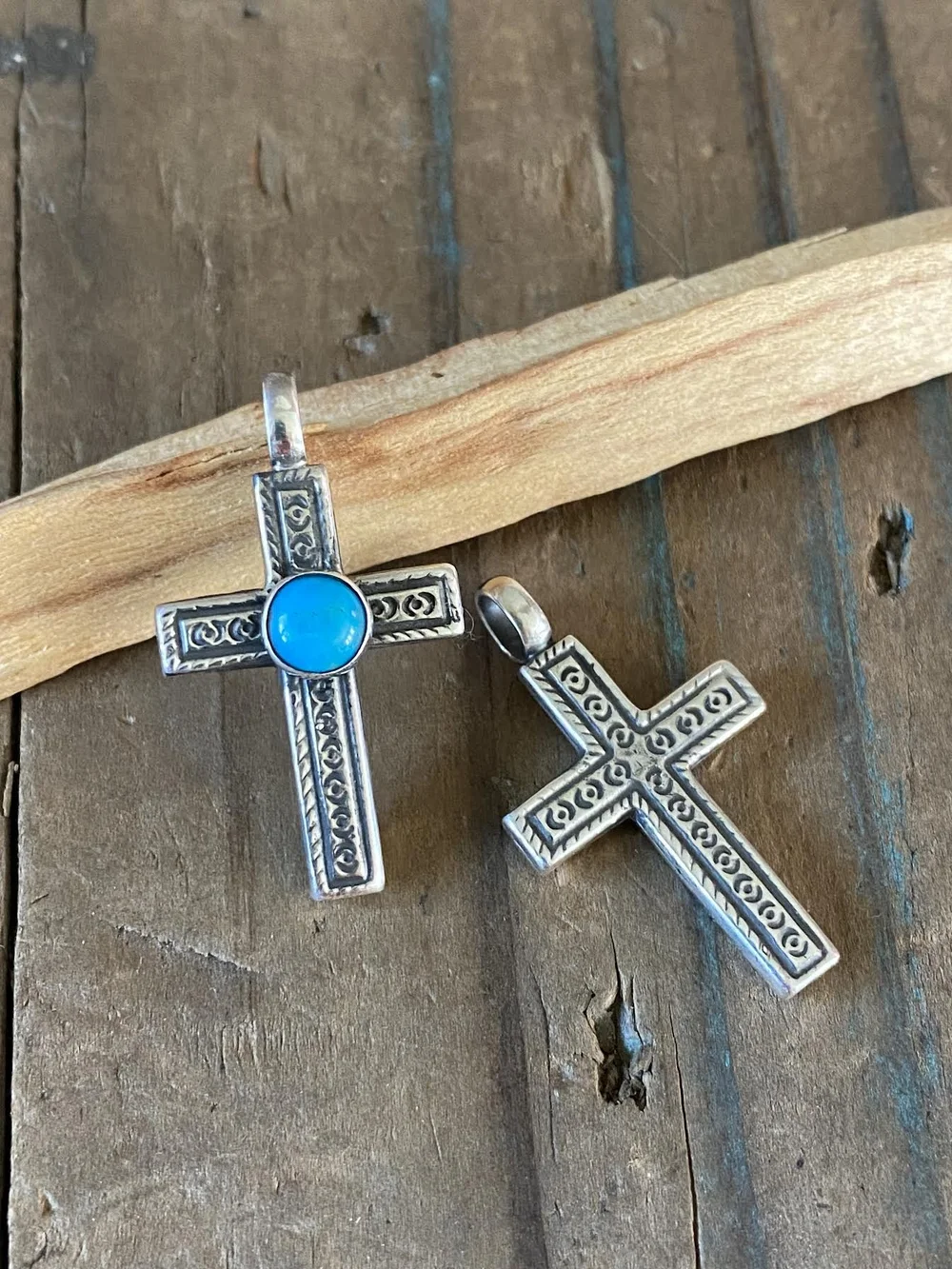 Sterling Cross Pendant — Red Rabbit Trading Co.
