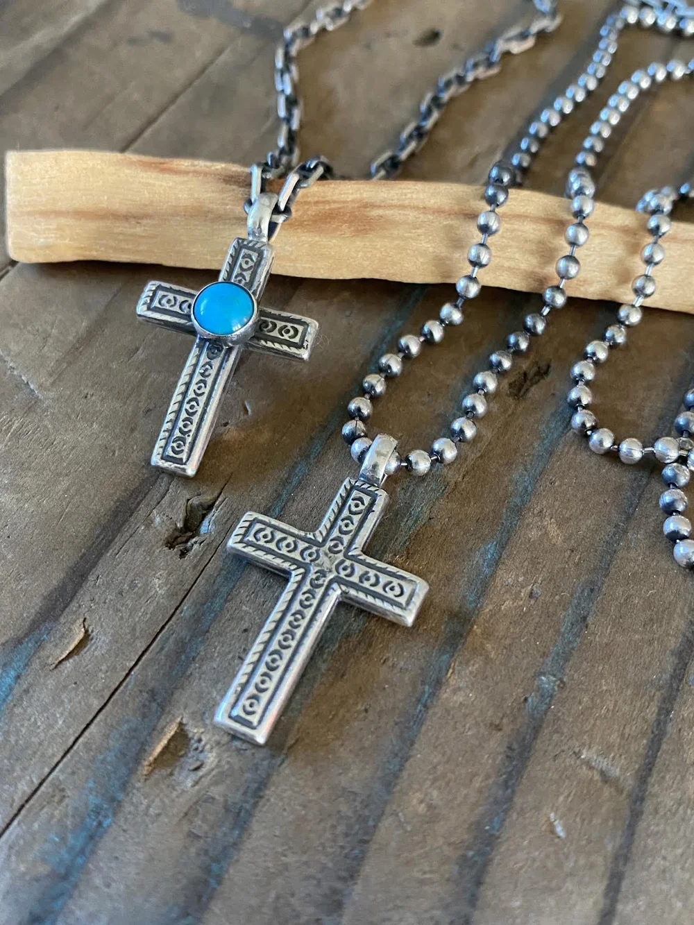 【REGAL】チロリアン☆EAST COAST COLLECTION☆24.5 Sterling Cross Pendant — Red Rabbit Trading Co.