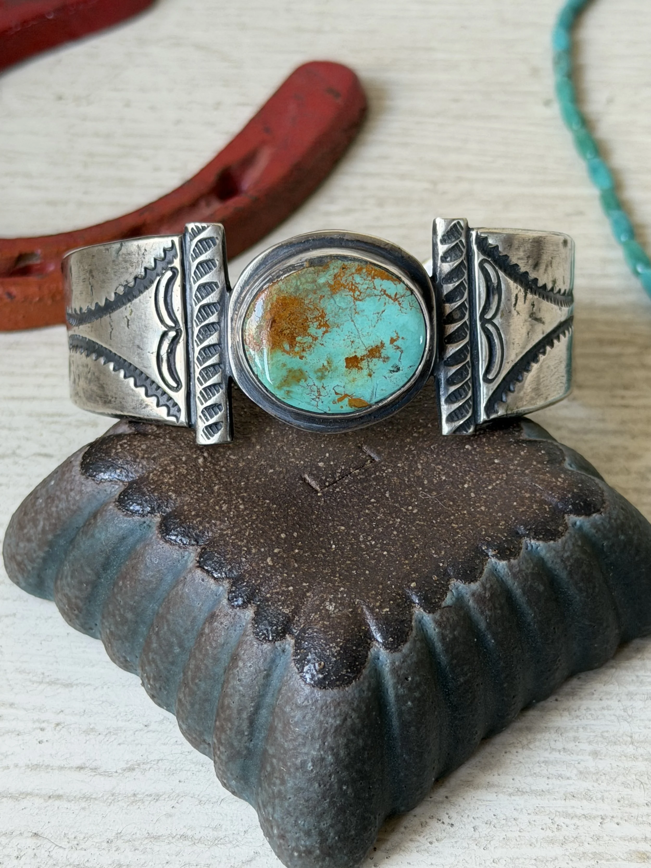 Crow Springs Circle Ingot Cuff