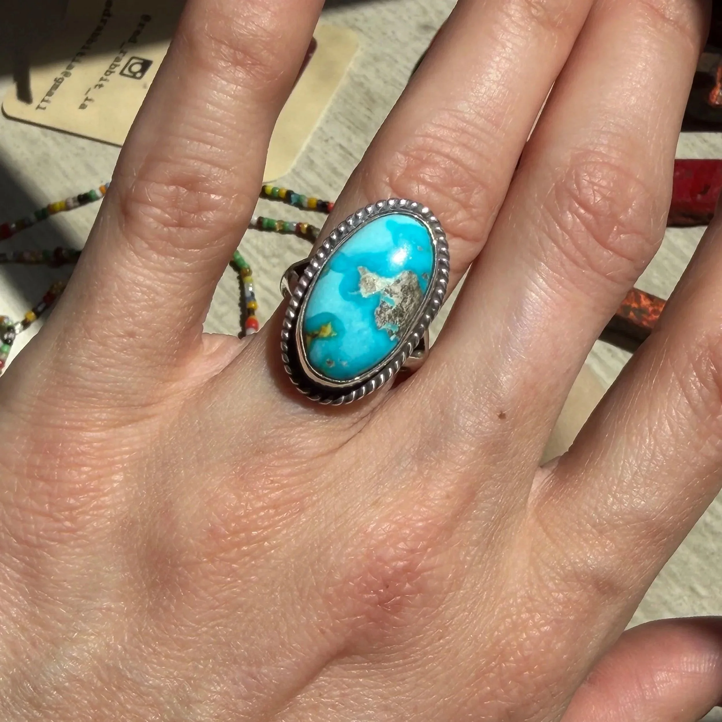 Blue Bird Braid Ring - Size 5