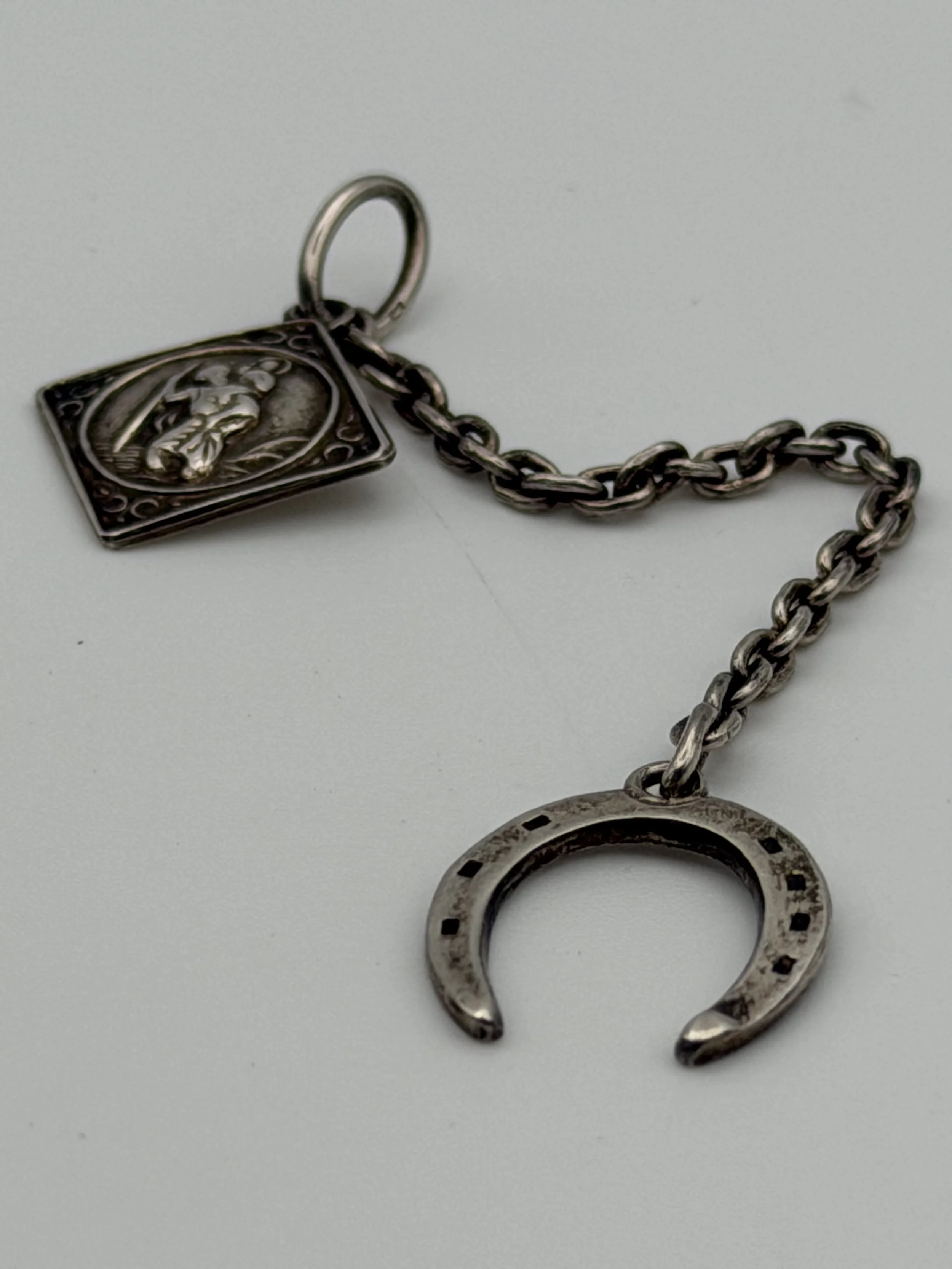 Vintage Double Luck Pendant