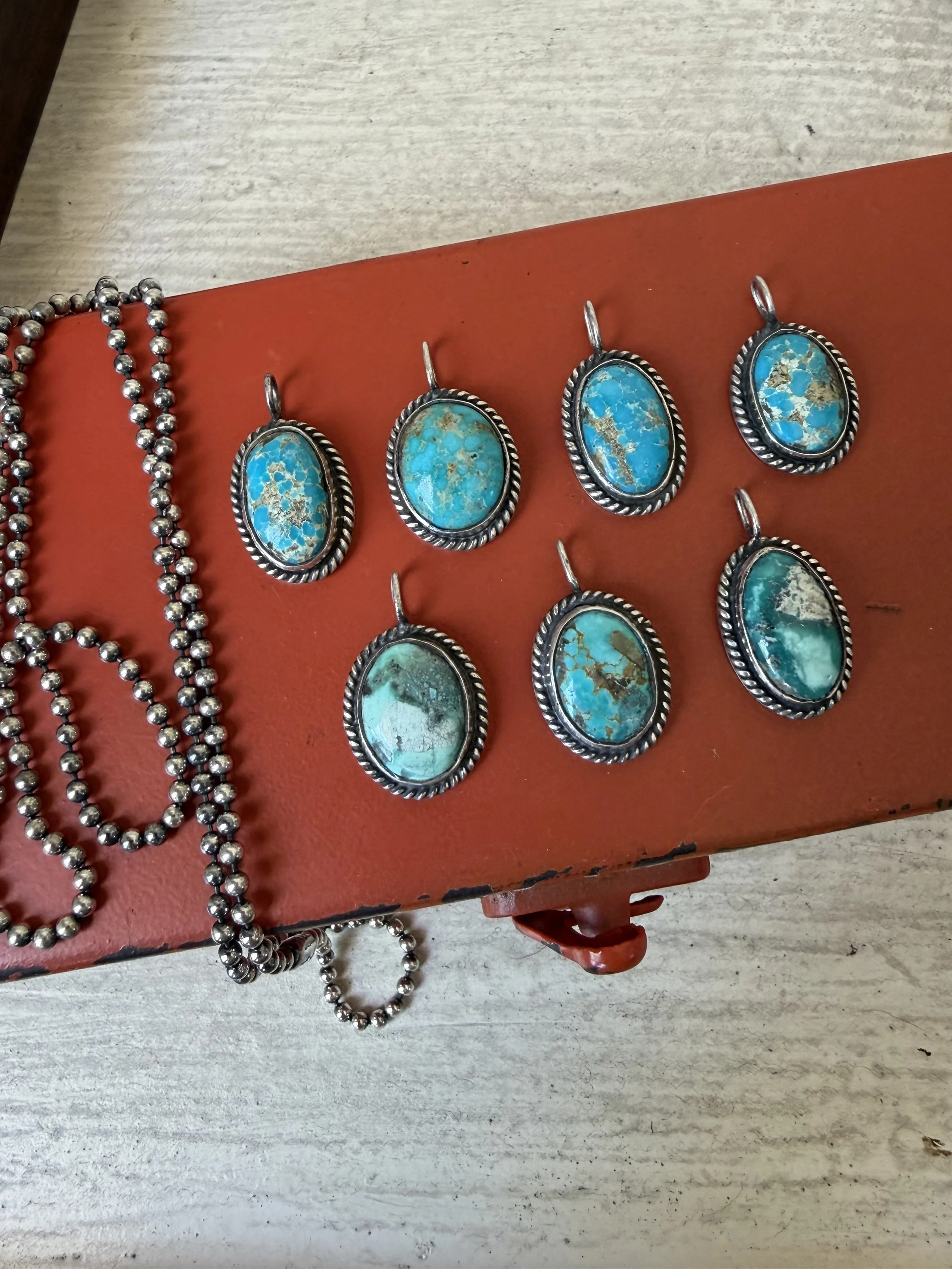 Twisted Wire Stone Charms- Medium
