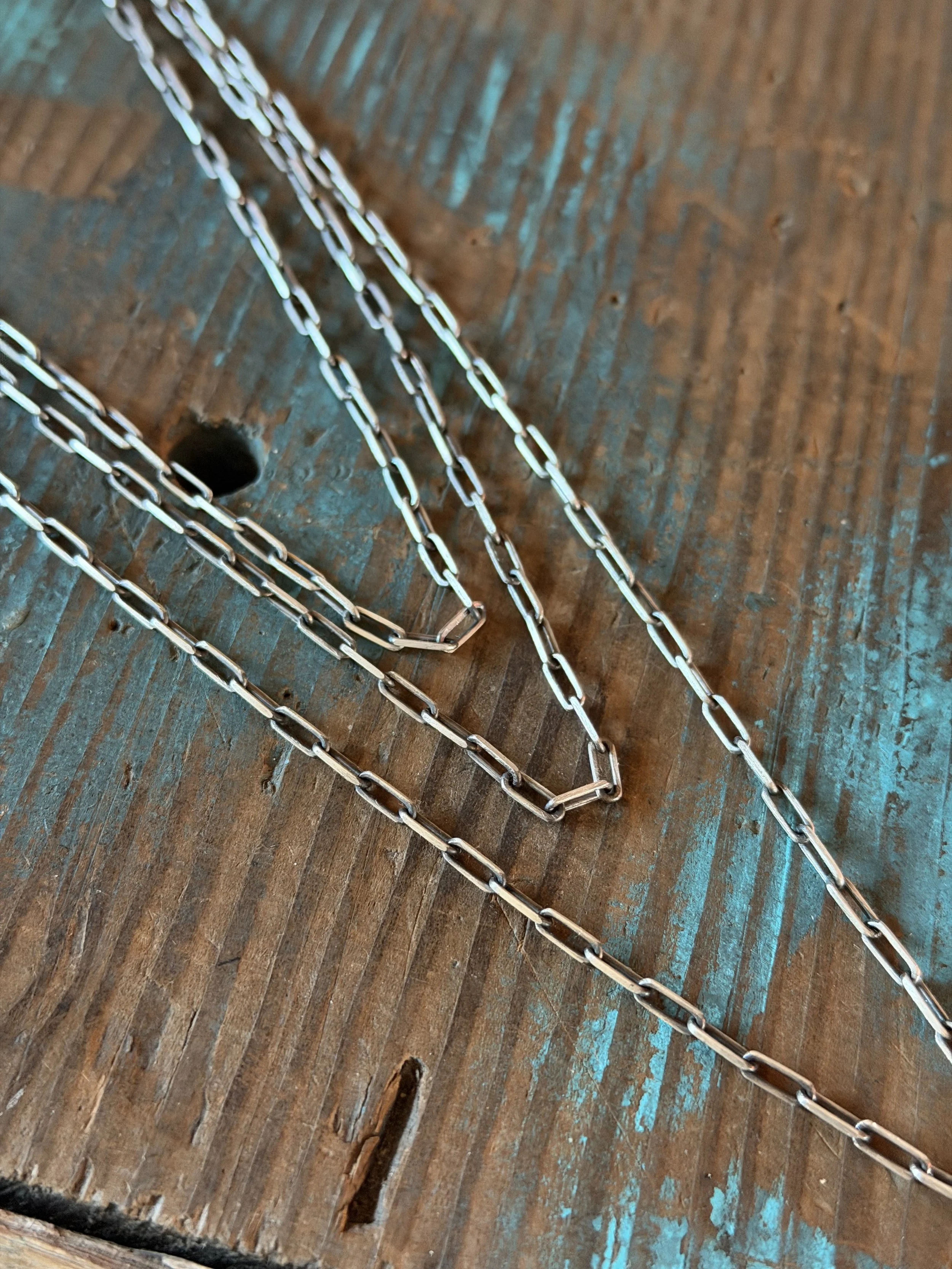 Sterling Paperclip Chain