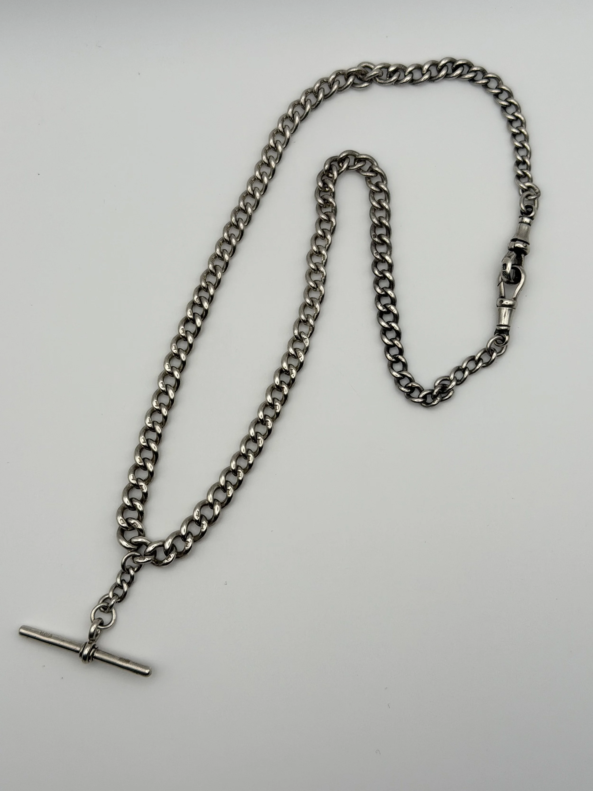Vintage Sterling Dog Clip Necklace