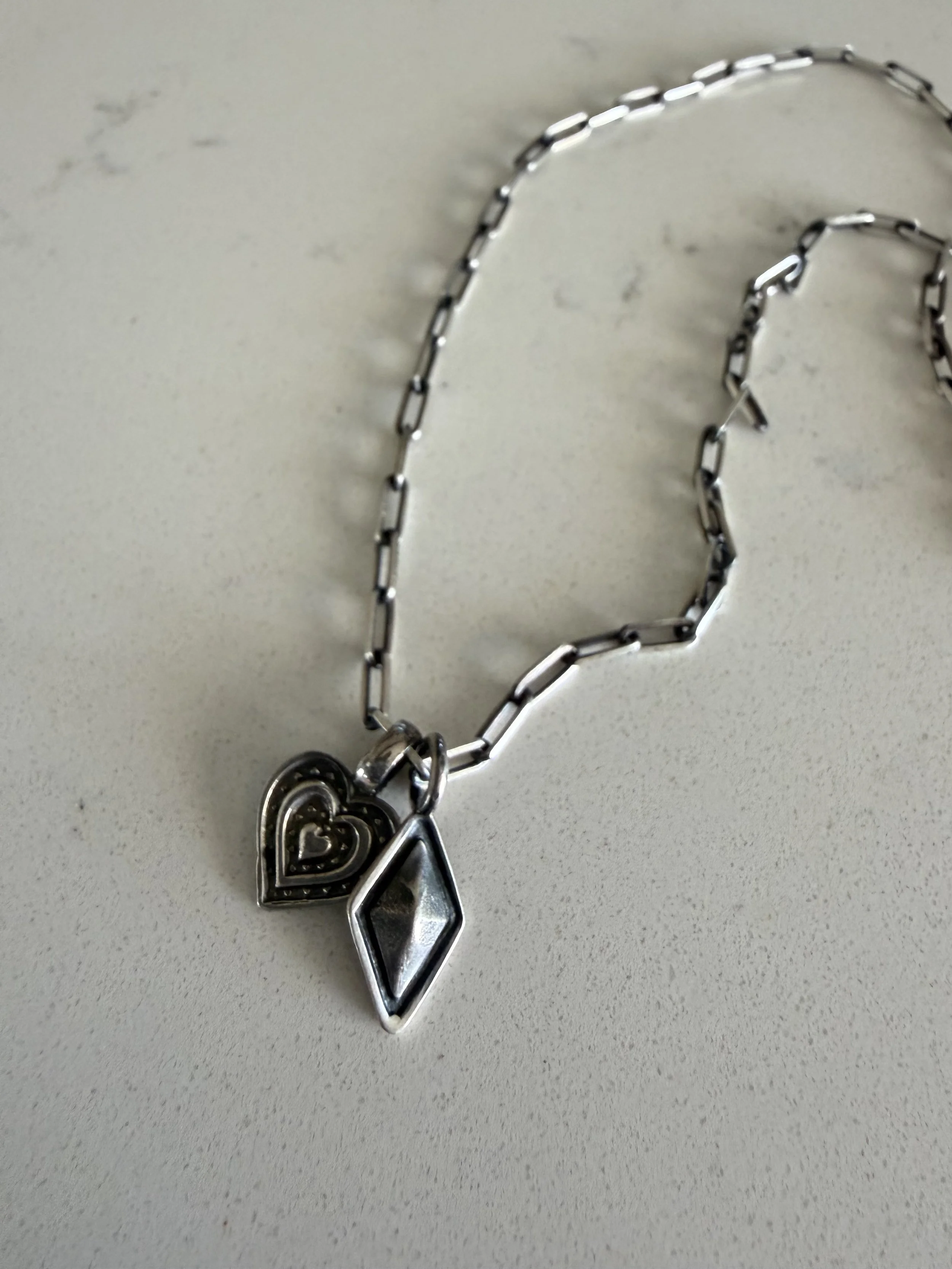 Mini Diamond Repoussé Charm