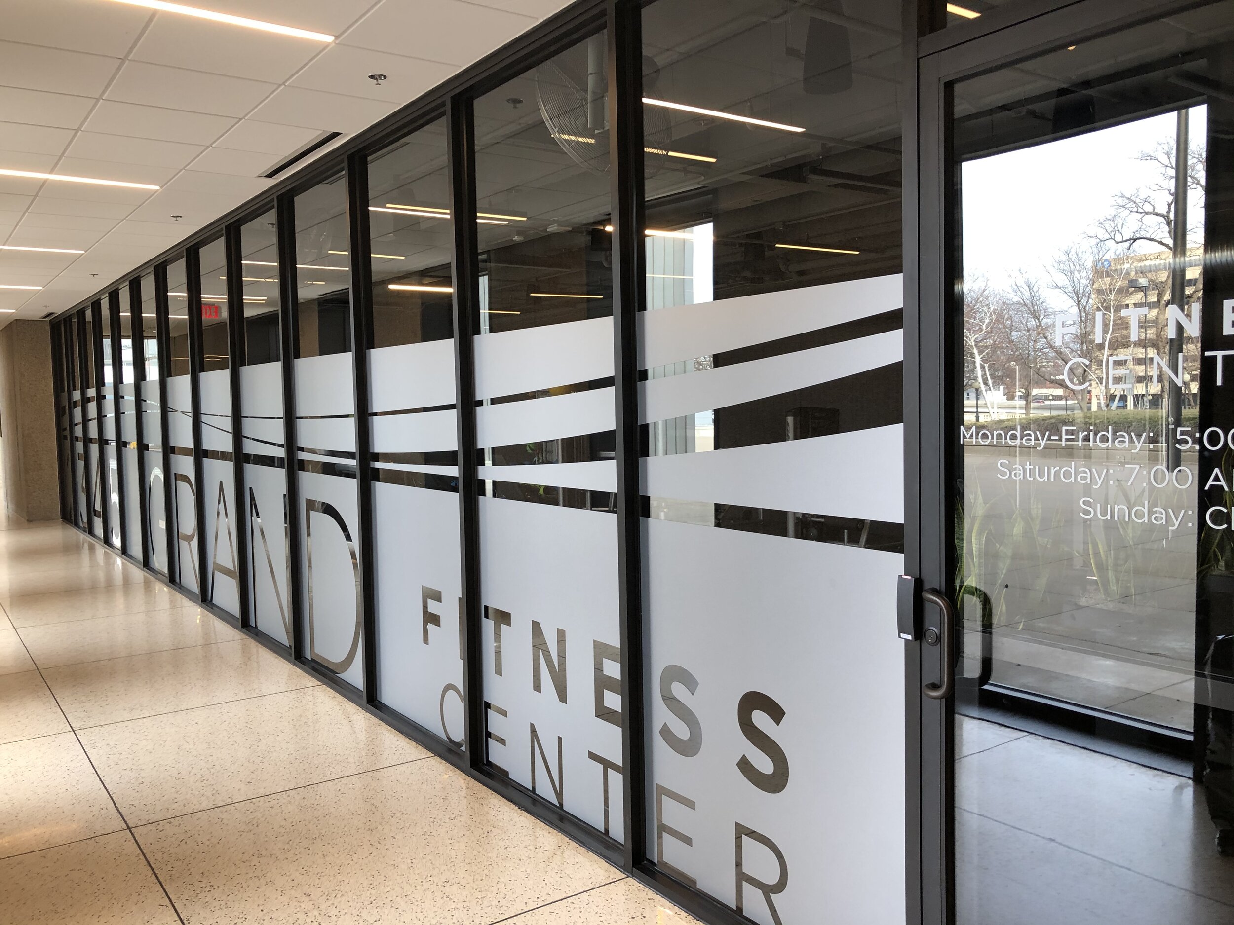 Frosted Etched Vinyl for Conference Rooms 