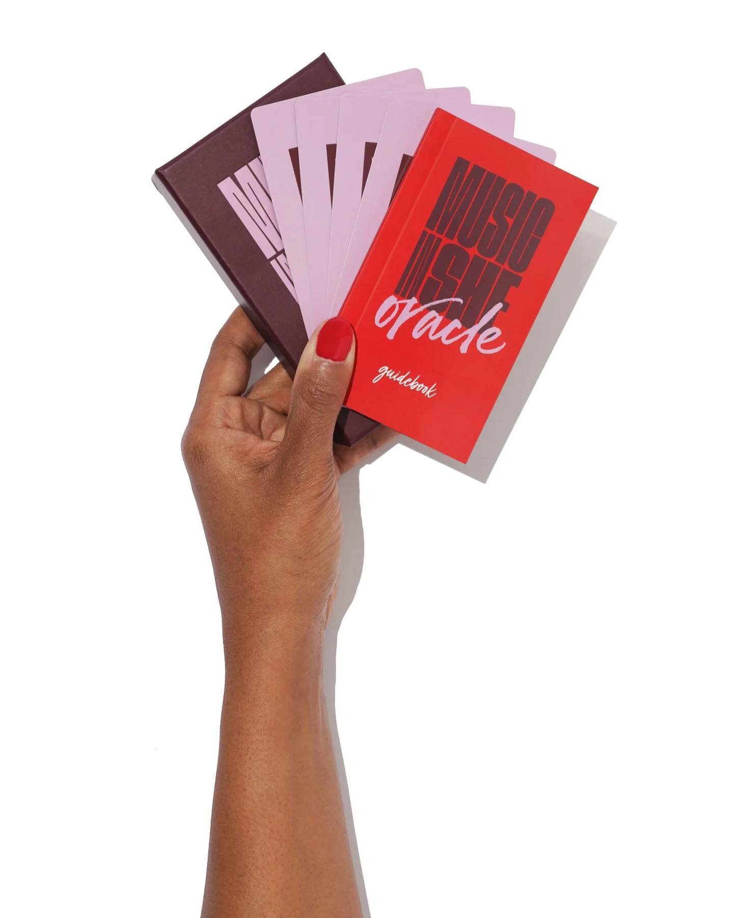 NEW! Oracle Deck by Music In She @musicinshe 

We had so much fun pulling these Oracle cards on our trip to visit @dramapothecary last week, that we had to get some for the shop and offer it to you! Thanks to @wemadeyouamix for always keeping She Mus