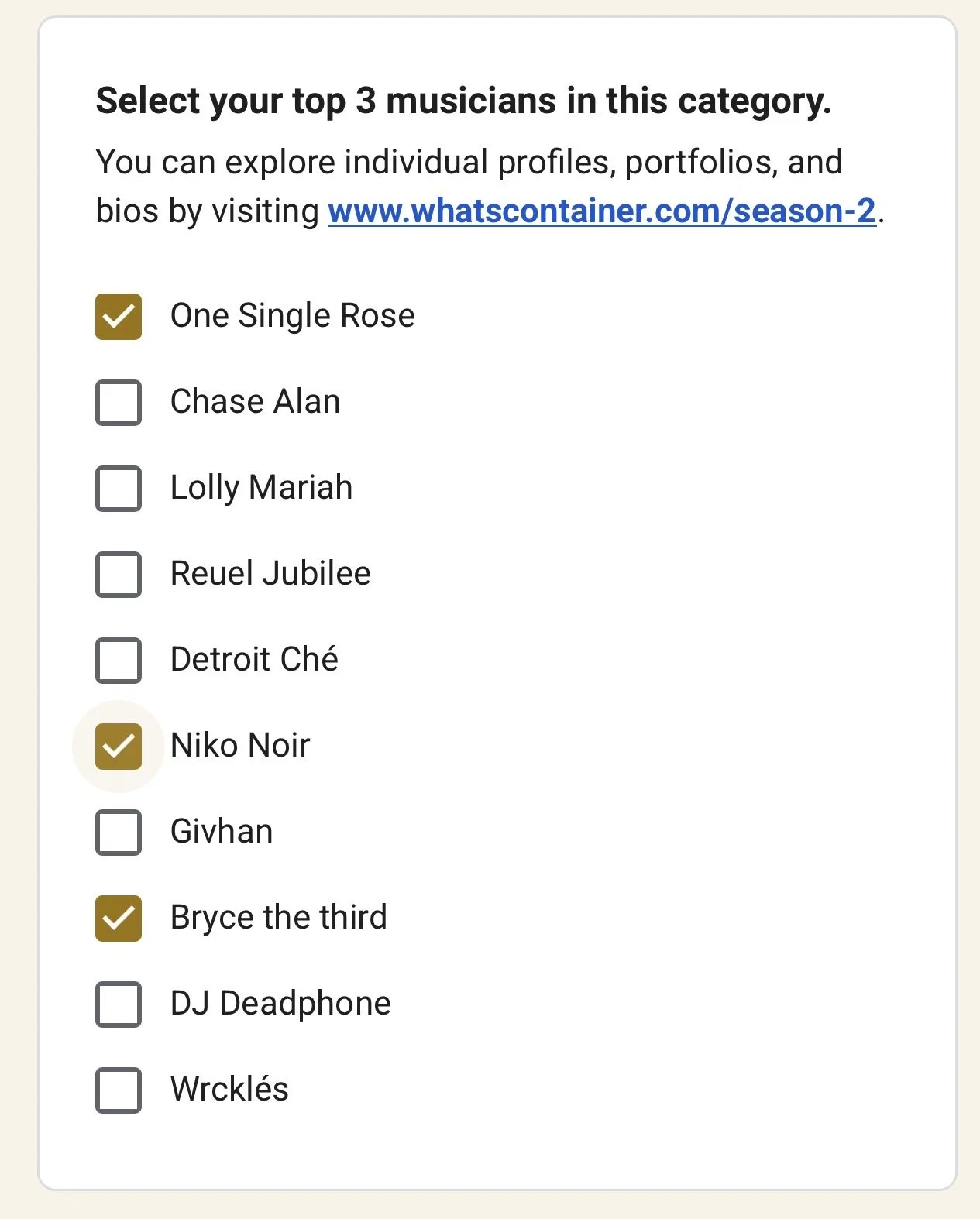 Music Recommendations!