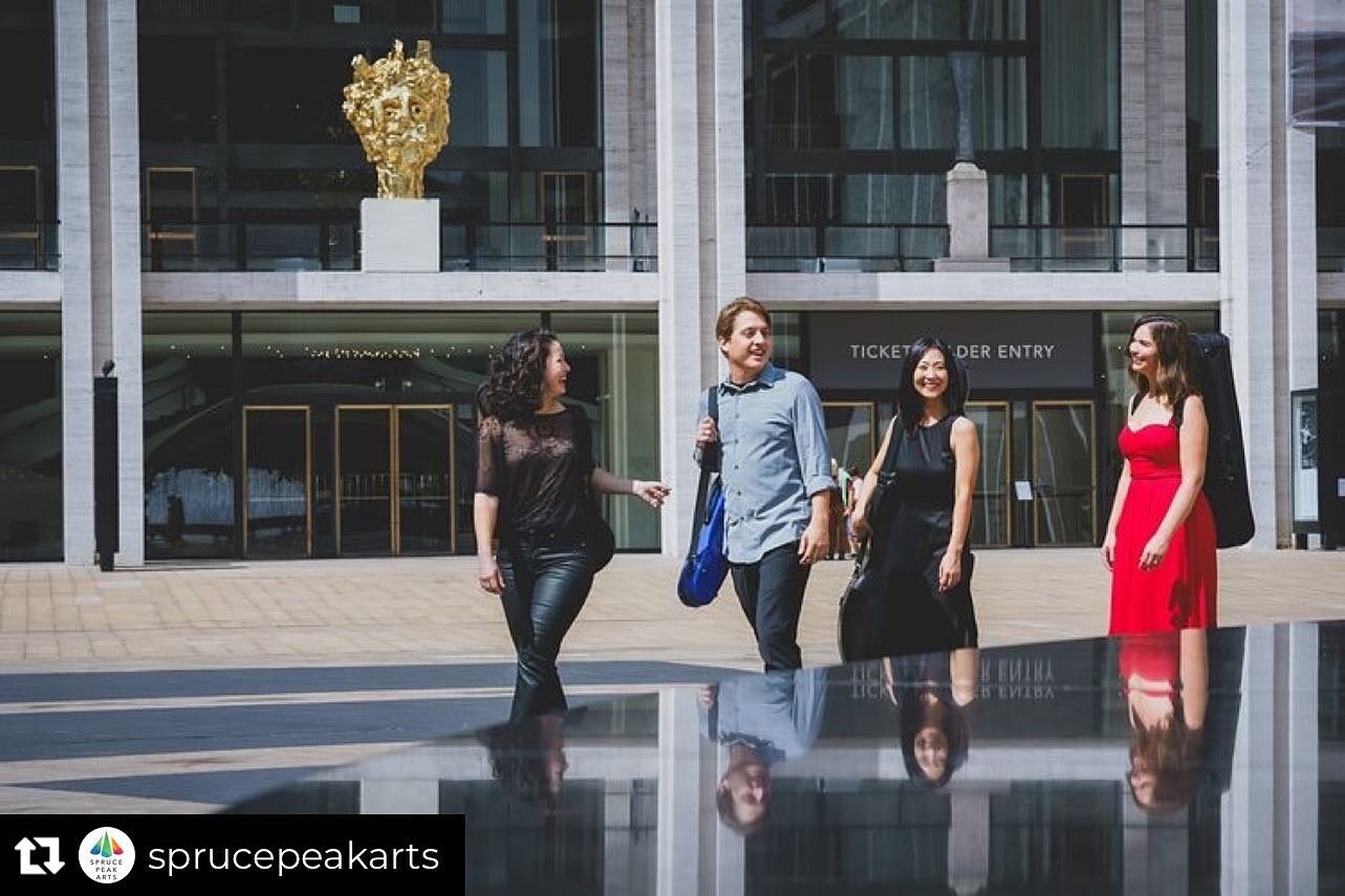 Vermont, here we come!! ⛷️Repost from @sprucepeakarts
&bull;
Join us Saturday, February 18th at 7:00 pm when the Spruce Peak Chamber Music Society presents American Heartbeat, featuring The Aeolus Quartet. 

&ldquo;The elegantly impassioned score dre