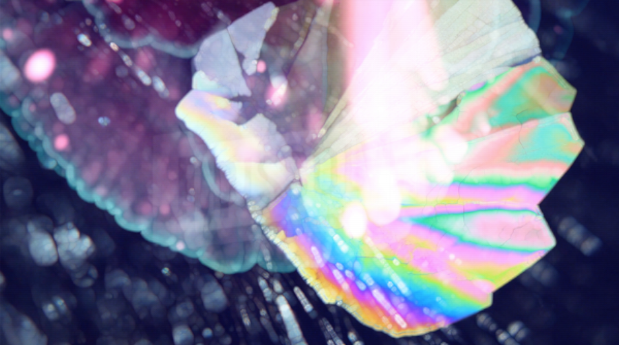 What really helped us crack the code was some beautiful macro footage of red wine swirling in a glass, shot by the production, which we used as a base for our vision.