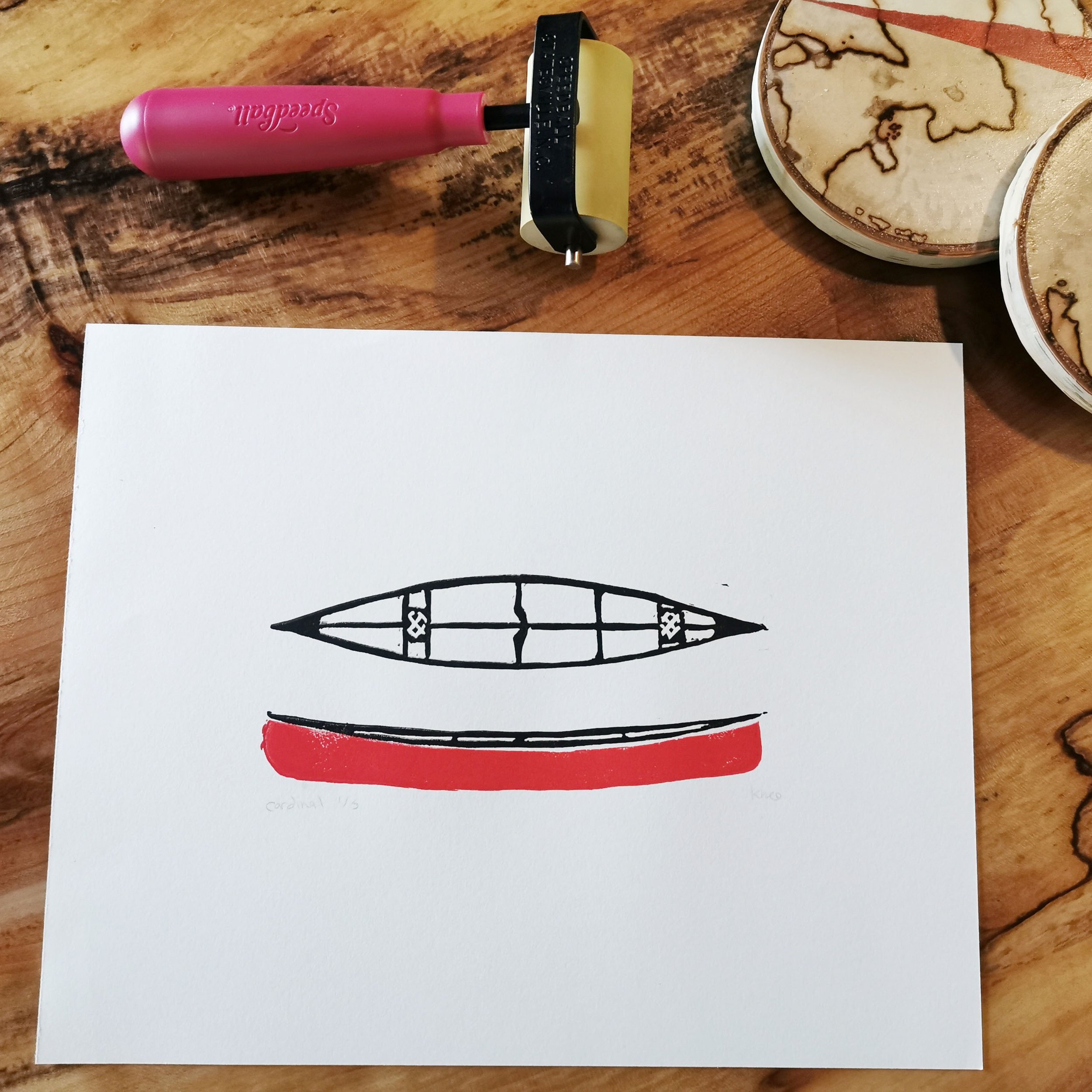 red canoe