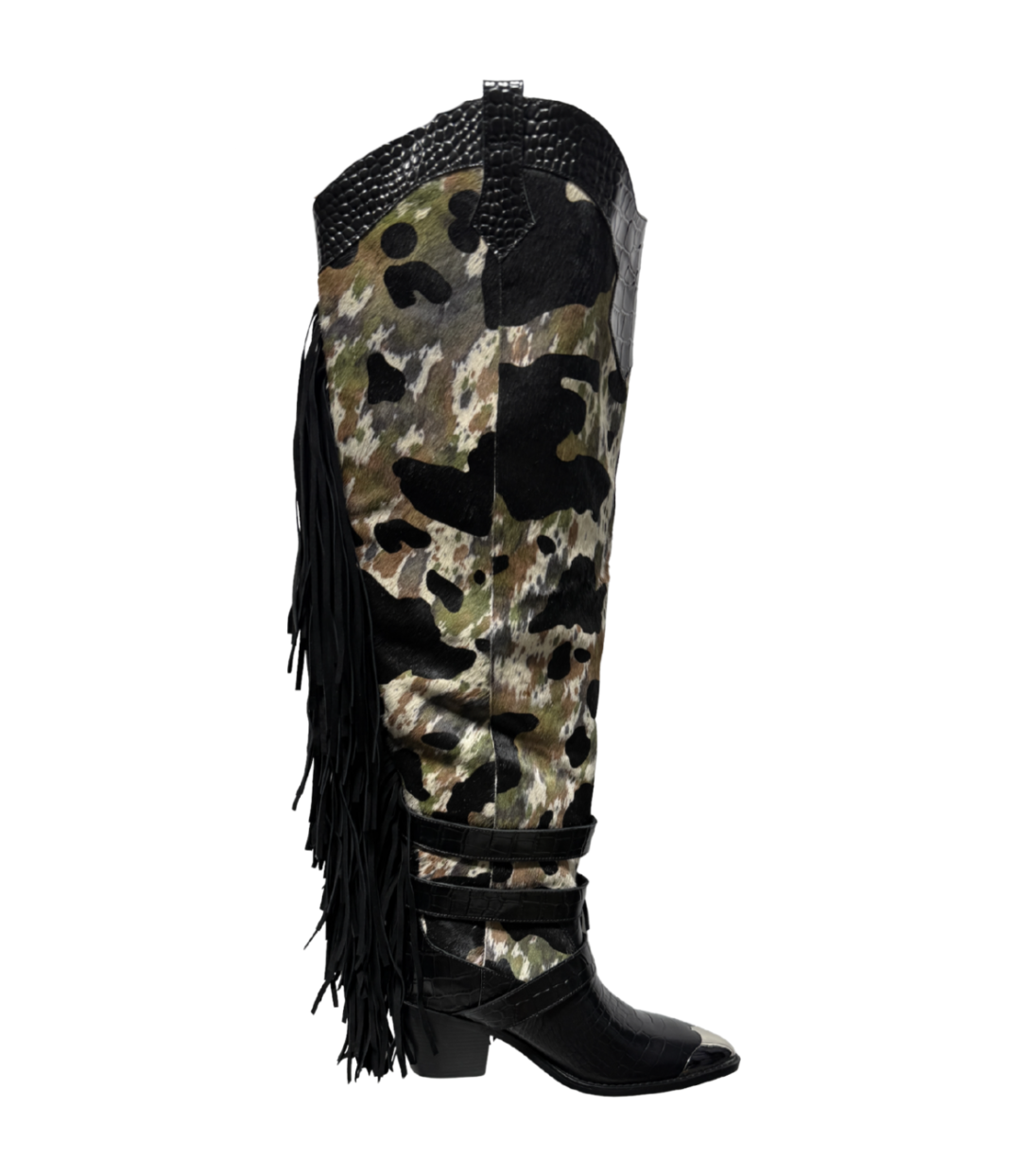 GREEN COW CAMO OUTLAW SIZE 39