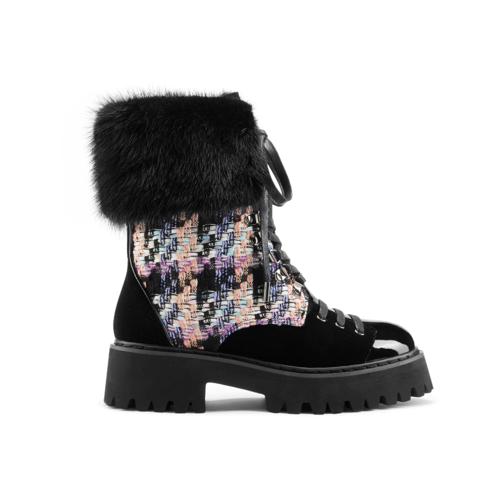 FINCH (PASTEL TWEED X MINK) - SIZE 38