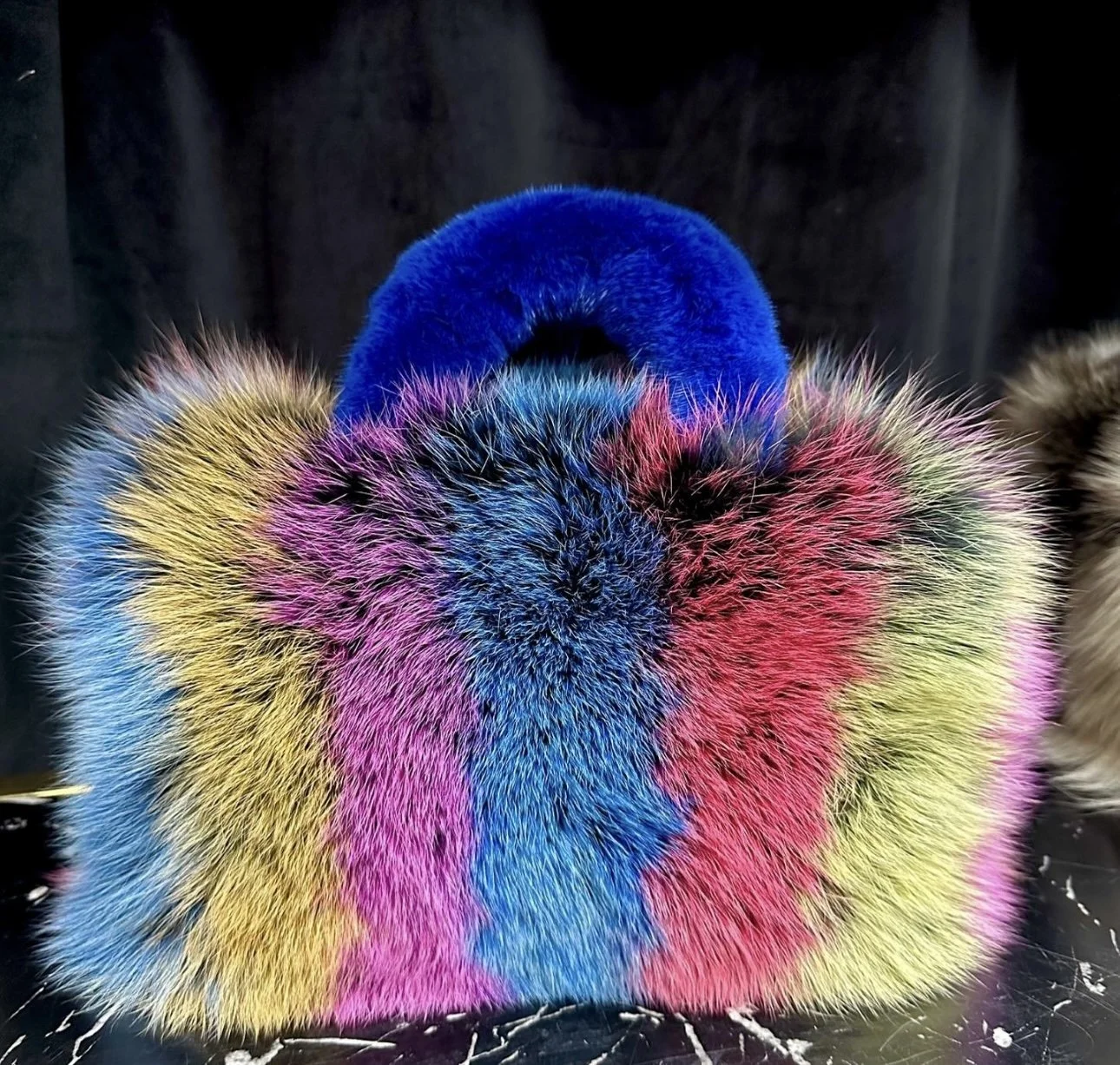 MULTI-COLORED FOXXY BAG SAMPLE