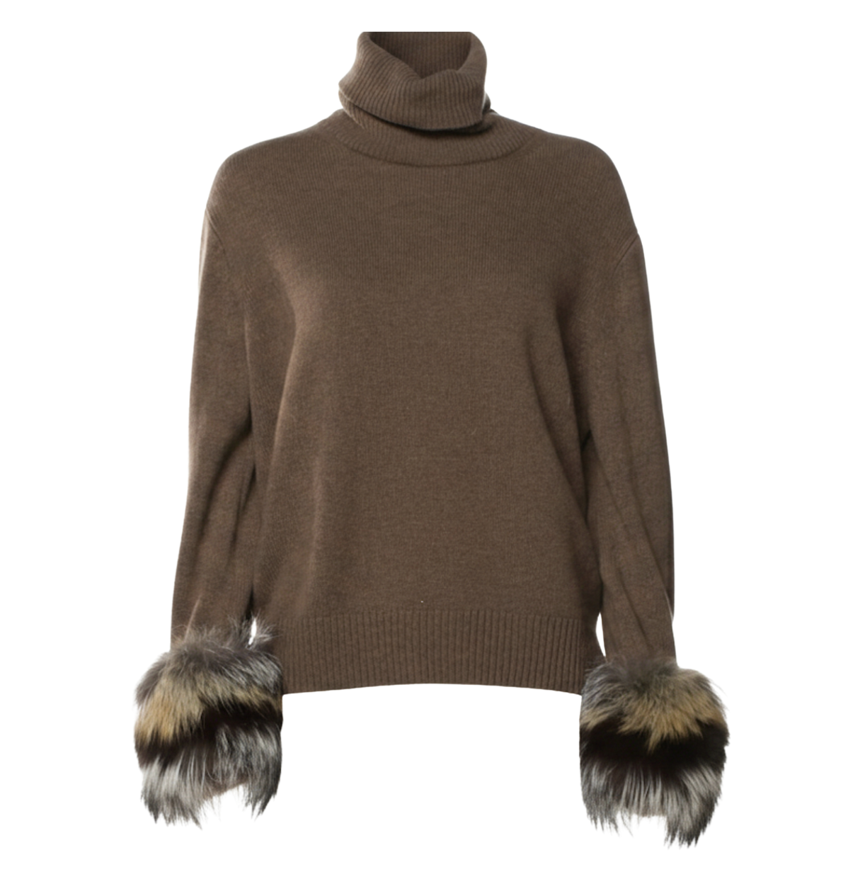 CASHMERE TURTLE NECK SWEATER (SIZE M/L)