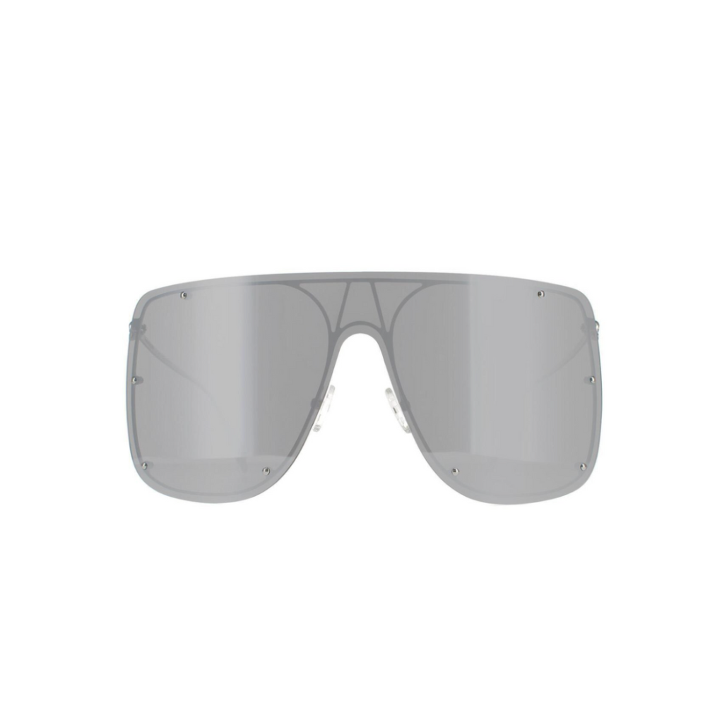 ALEXANDER MCQUEEN SHIELD SUNGLASSES (SMOKE GREY)