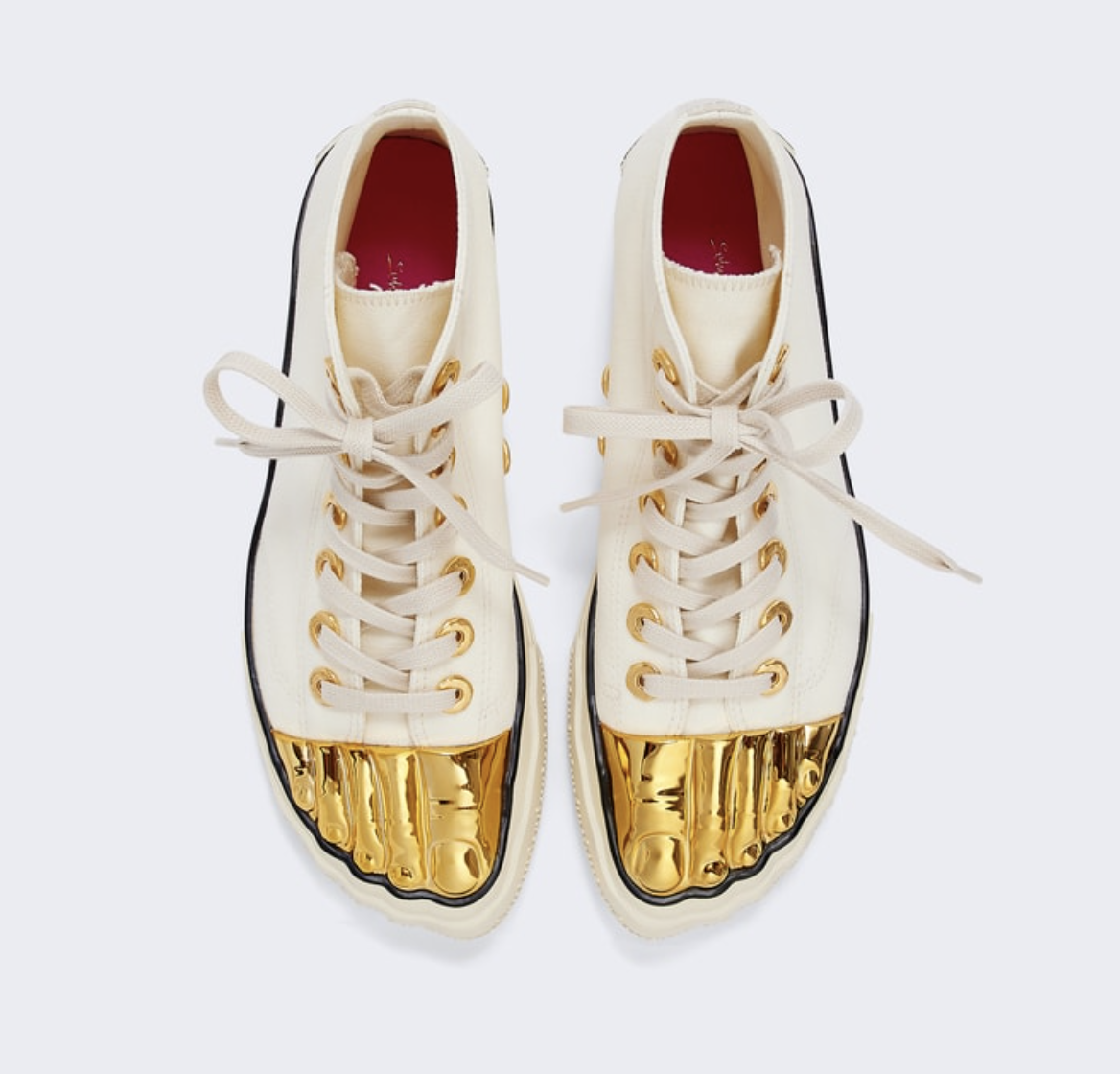 SCHIAPARELLI TROMPE-L'OEIL SNEAKER - SZ 38