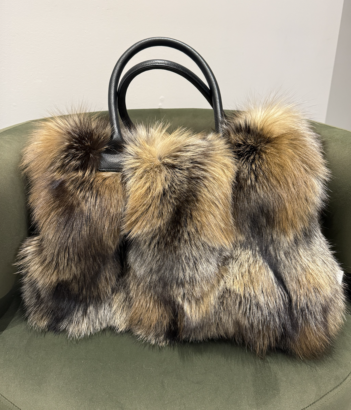 FOXXY BROWN/GREY TRAVEL SIZE BAG (XL)