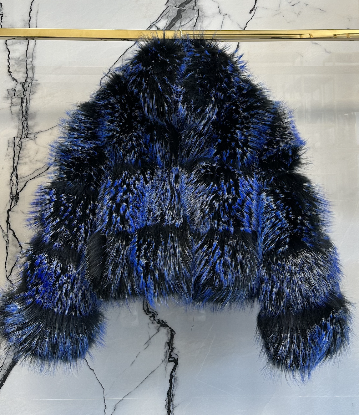 BLUE BLAZE BOMBER (SIZE M/L)