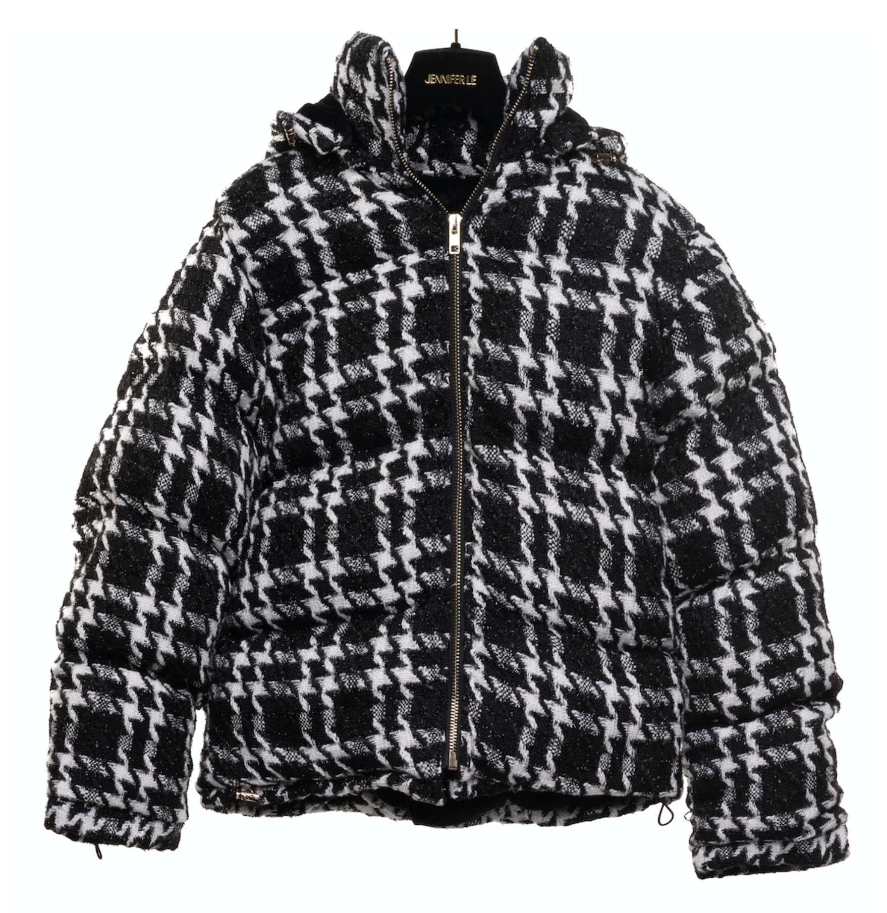 HOUNDSTOOTH PUFFER (SIZE M)