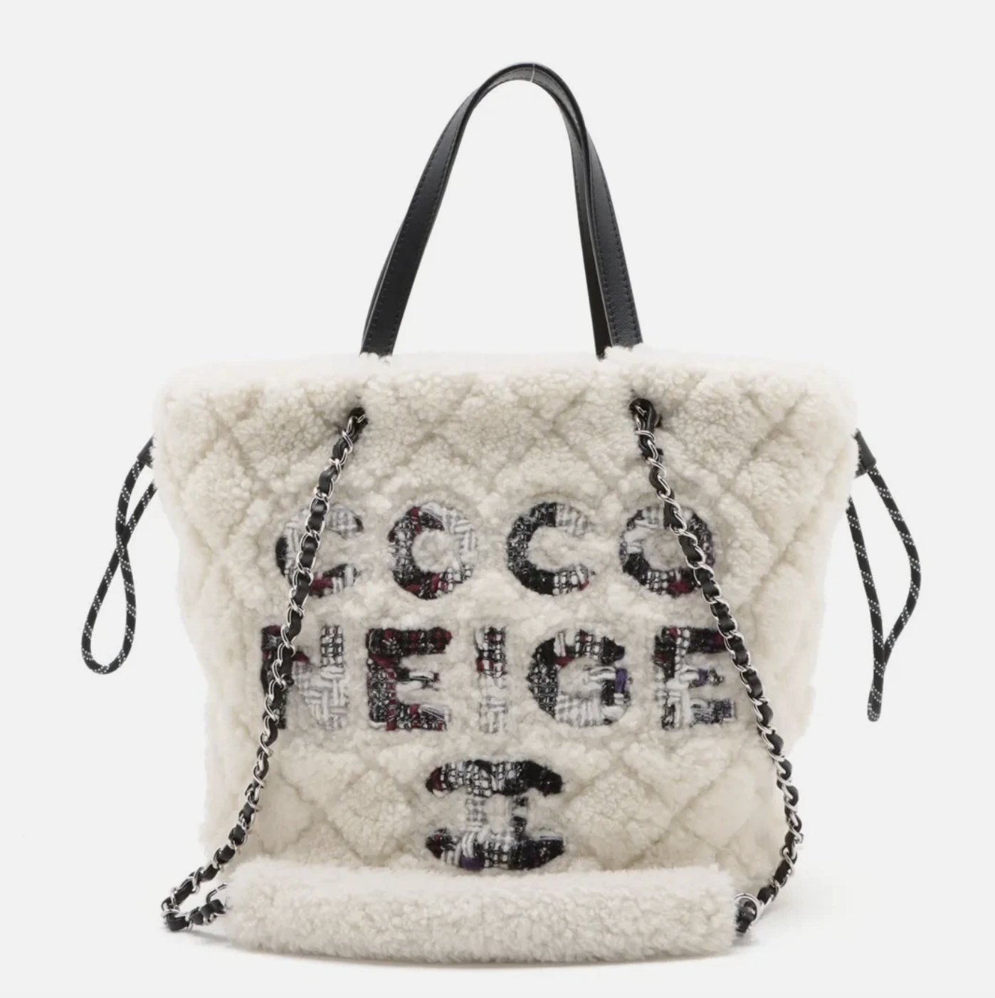 CHANEL COCO NEIGE SHEARLING BAG