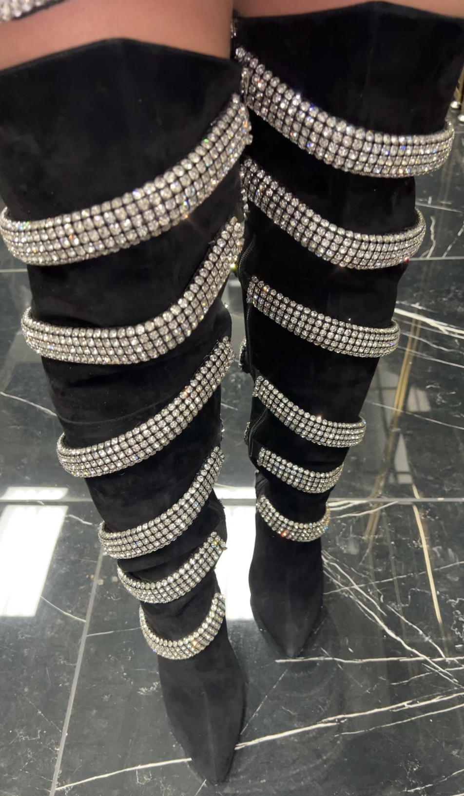 CATCH THE LIGHT THIGH HIGH BOOT - 39 W