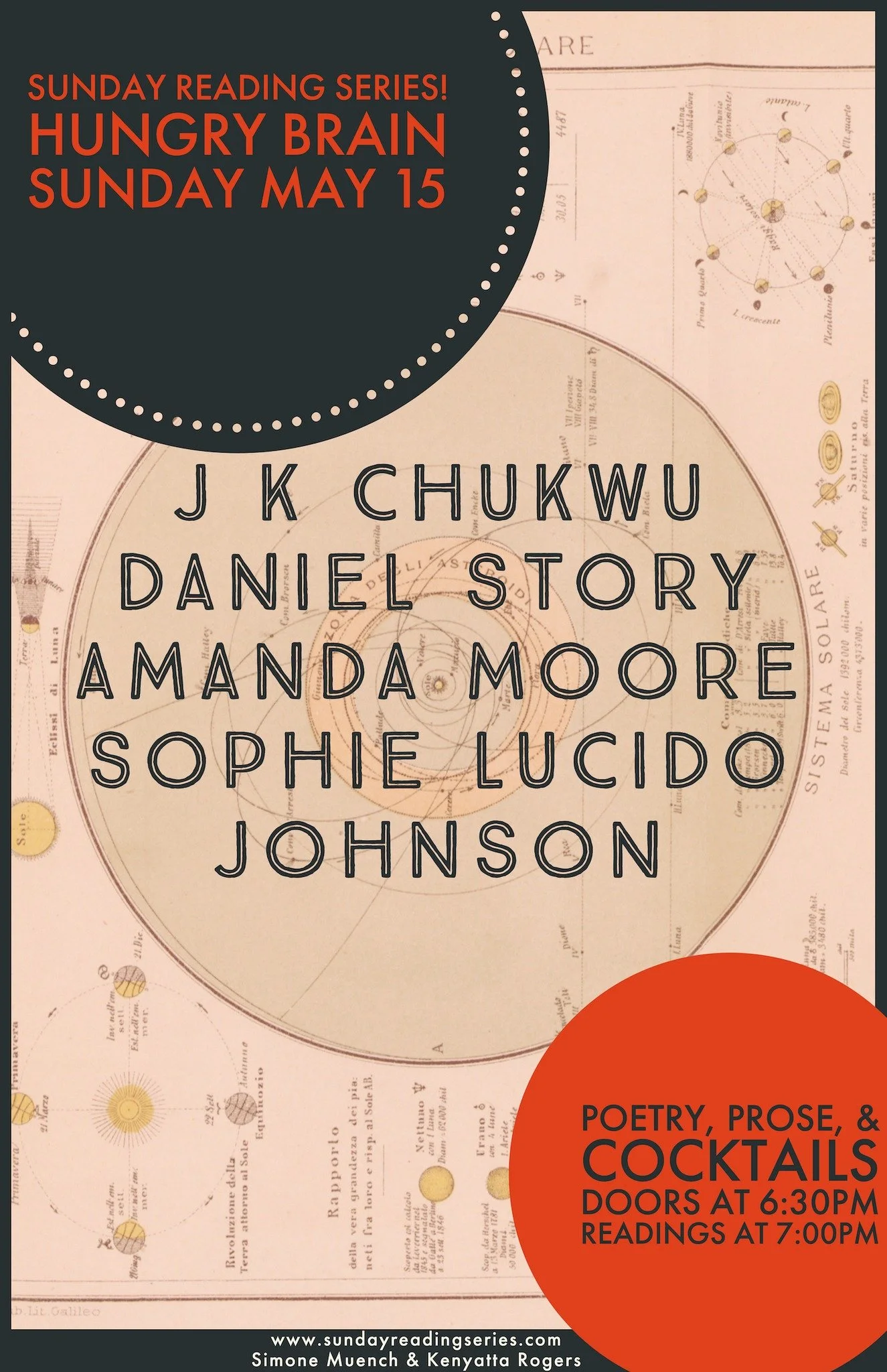 Sunday Reading Series with J K Chukwu, Daniel Story, & Sophie Lucido Johnson
