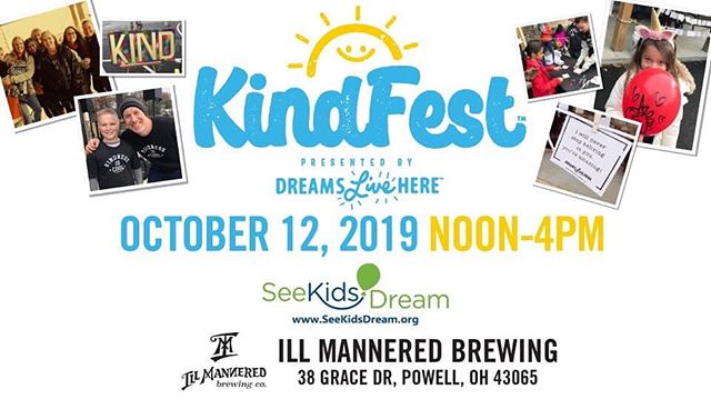 Don&rsquo;t forget to join us at KindFest today at @illmanneredbeer! We will debut our lobster slider AKA &ldquo;KindRoll&rdquo; and a portion of each sale will be donated to the See Kids Dream organization. It is going to be a beautiful fall afterno