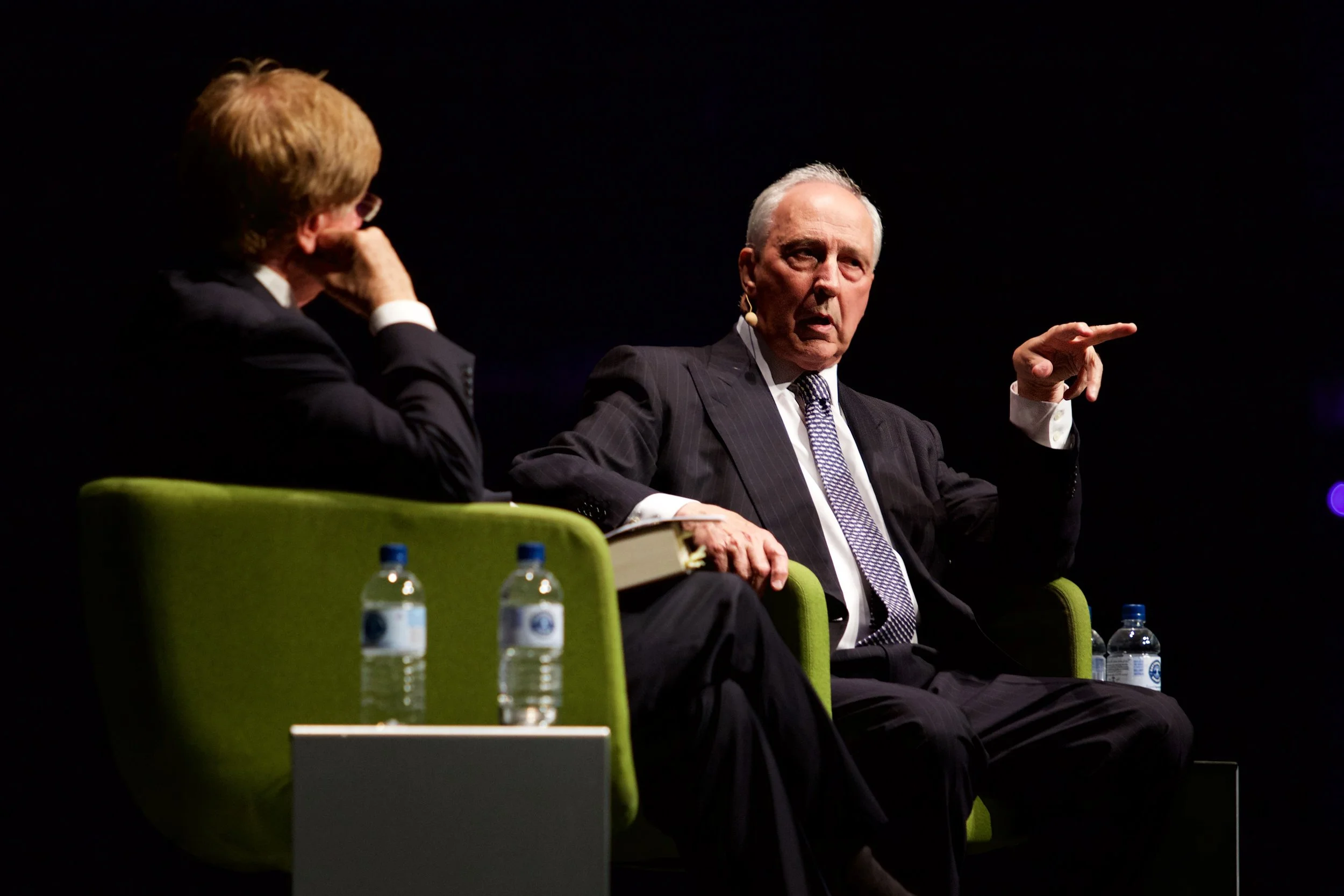 Kerry O'Brien and Paul Keating
