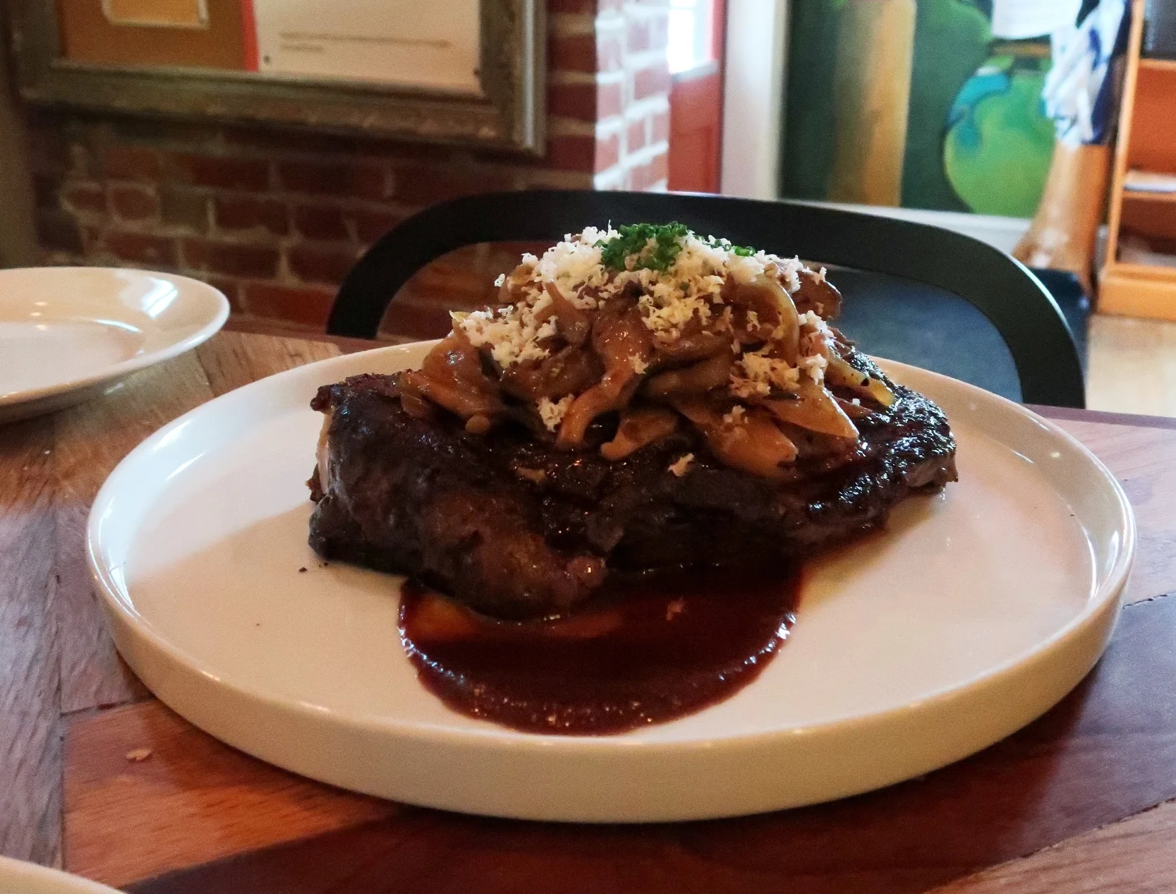Special: Rib eye steak